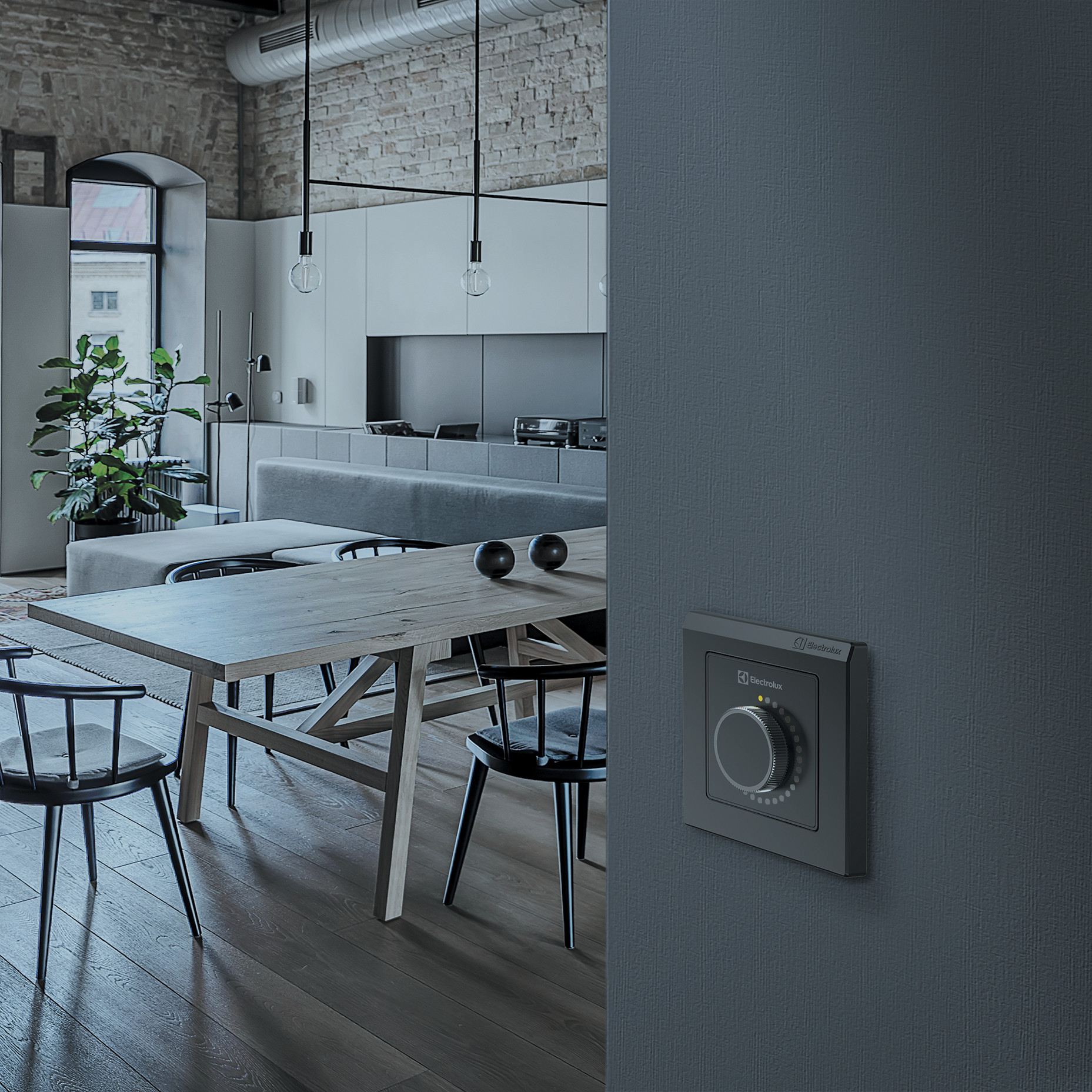 Терморегулятор Electrolux ETL-16W (+ дополнительная черная панель) — изображение 9