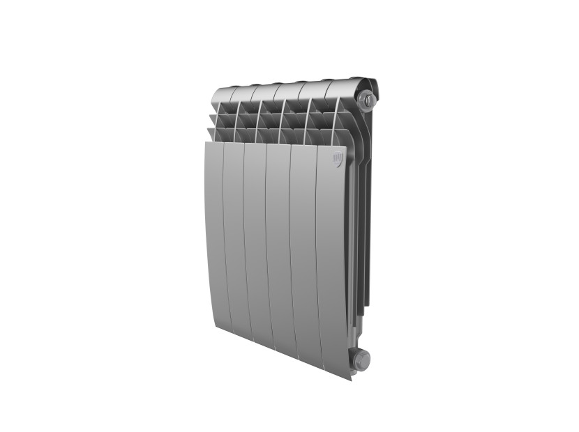 Радиатор алюминиевый Royal Thermo Biliner Alum 500 Silver Satin — 6 секц.