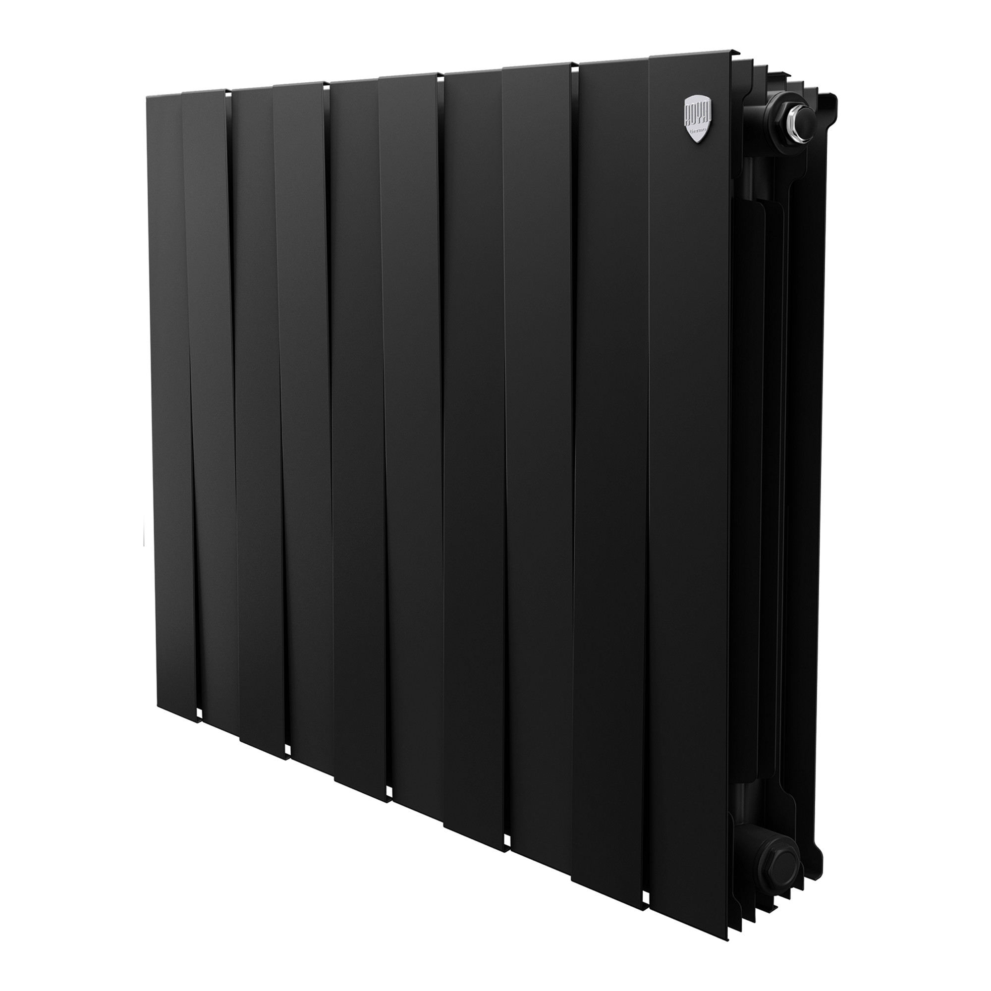 Радиатор биметаллический Royal Thermo PianoForte 500 Чёрный — 10 секц.