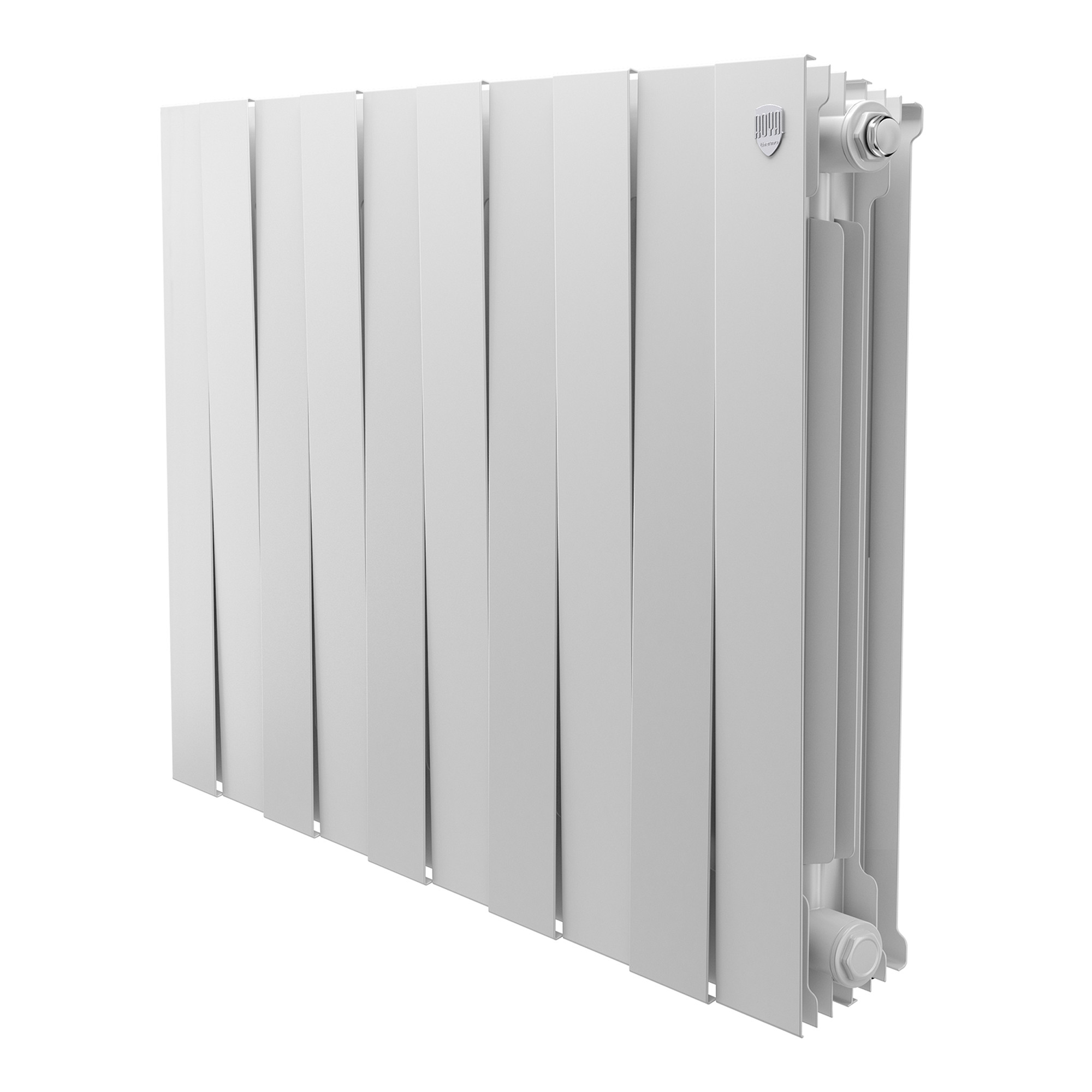 Радиатор биметаллический Royal Thermo PianoForte 500 Белый — 10 секц.