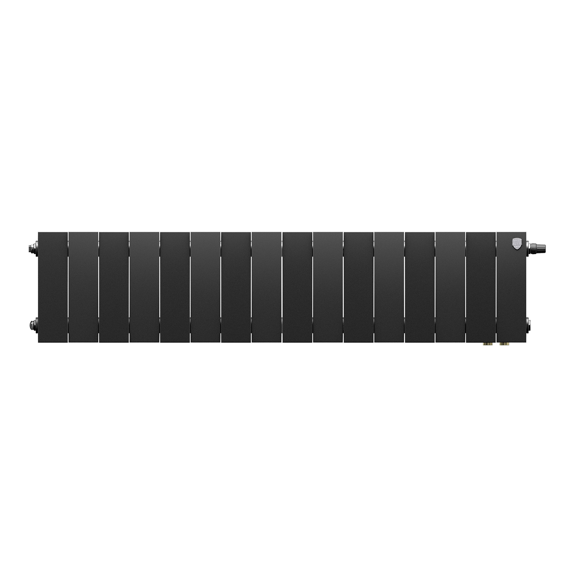 Радиатор биметаллический Royal Thermo PianoForte 200 Чёрный VR80- 16 секц. — изображение 2