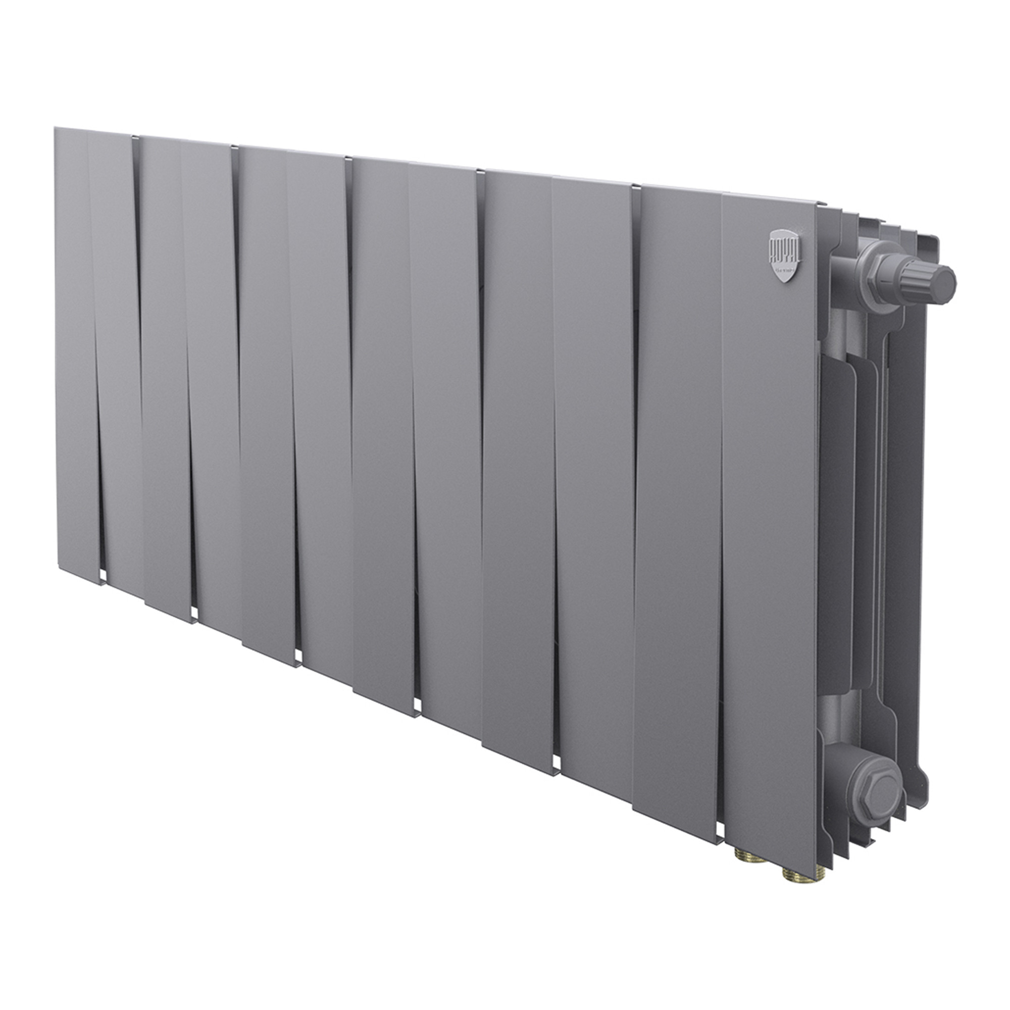 Радиатор биметаллический Royal Thermo PianoForte 300 Серебристый VR80 — 12 секц.