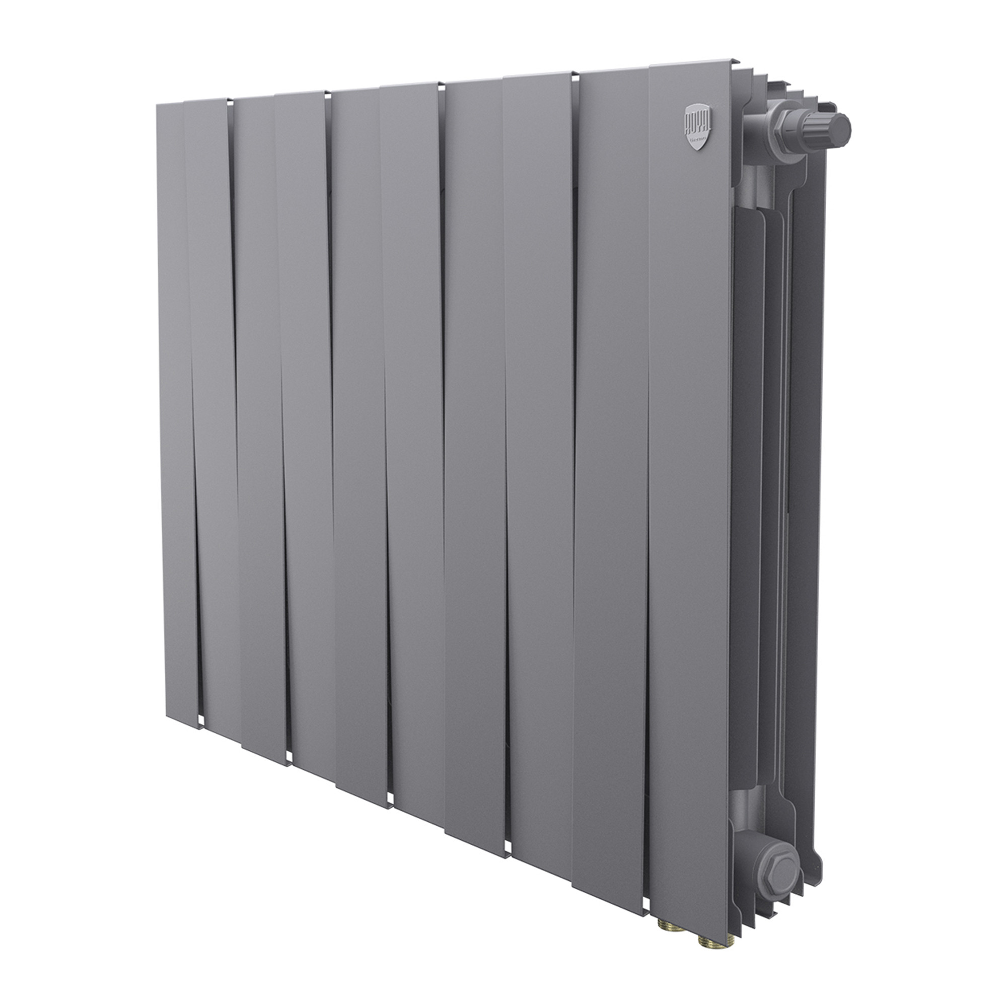 Радиатор Royal Thermo PianoForte 500 Silver Satin VDR80 — 10 секц.