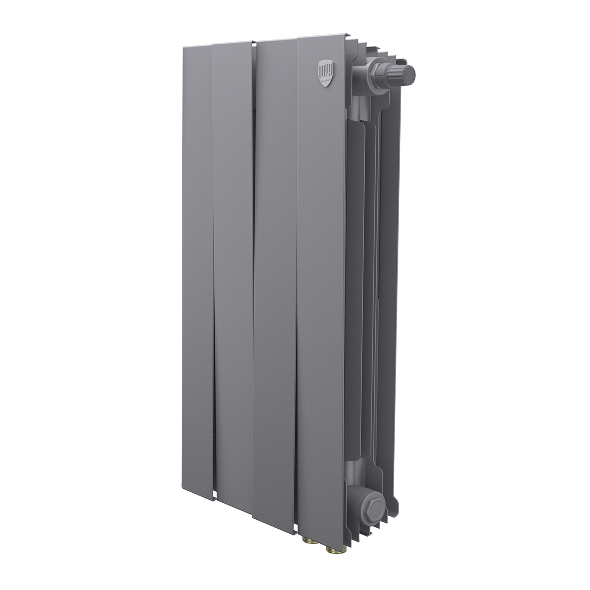 Радиатор Royal Thermo PianoForte 500 Silver Satin VDR80 — 4 секц.