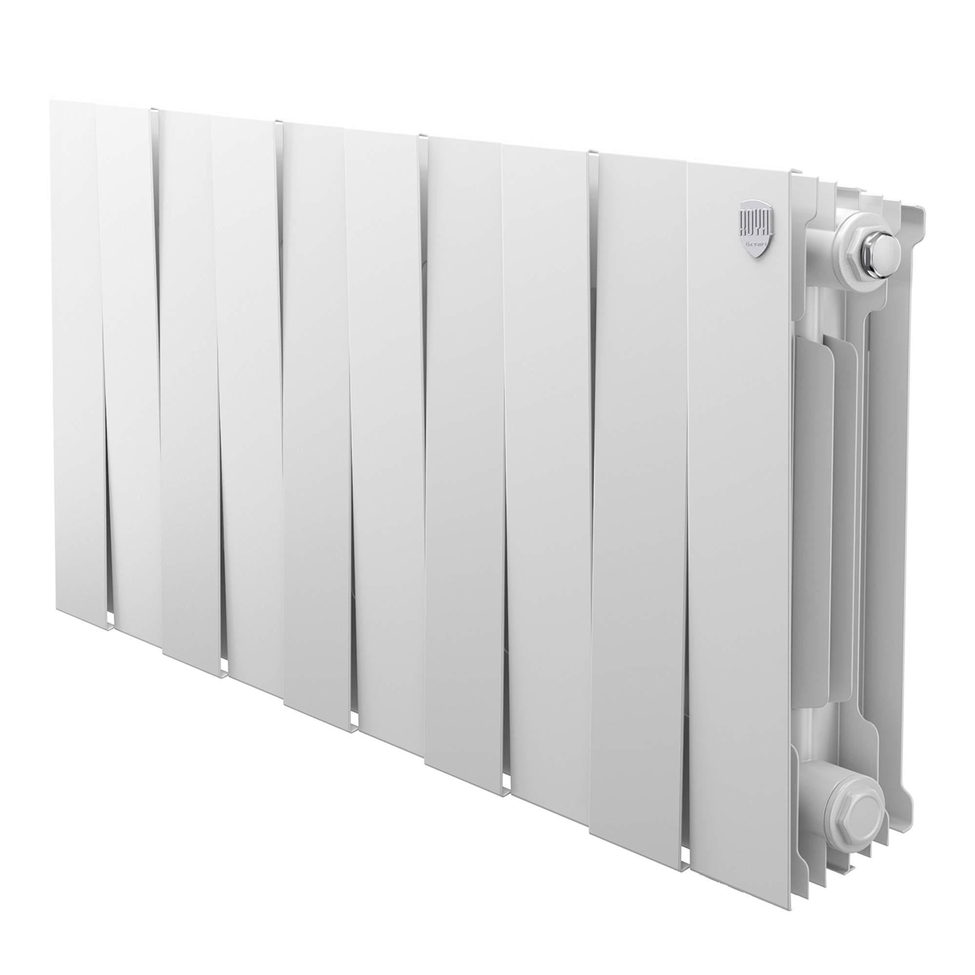 Радиатор биметаллический Royal Thermo PianoForte 300 Белый — 10 секц.