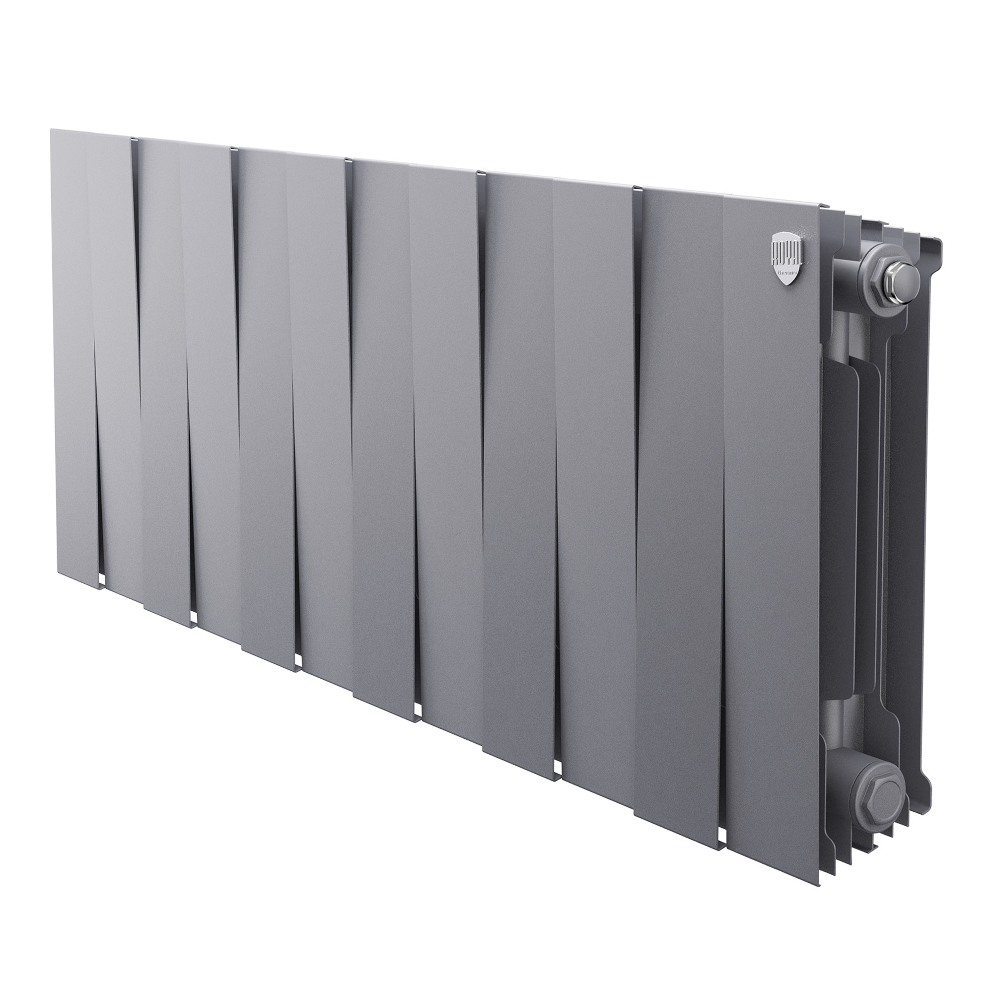 Радиатор Royal Thermo PianoForte 300 /Silver Satin — 12 секц.