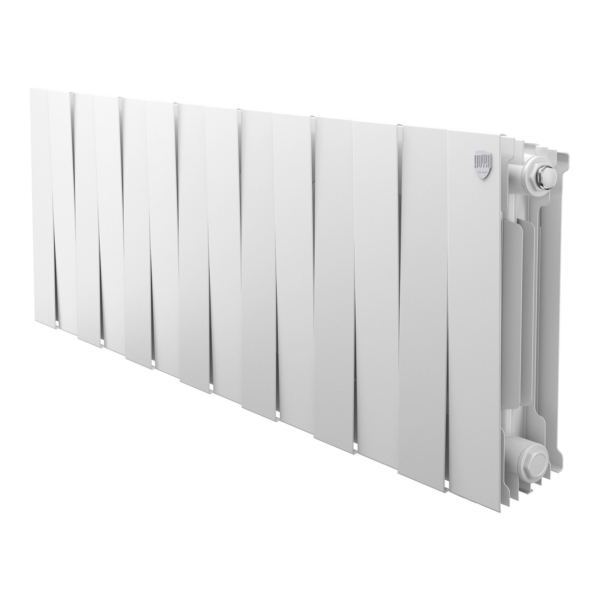 Радиатор биметаллический Royal Thermo PianoForte 300 Белый — 14 секц.