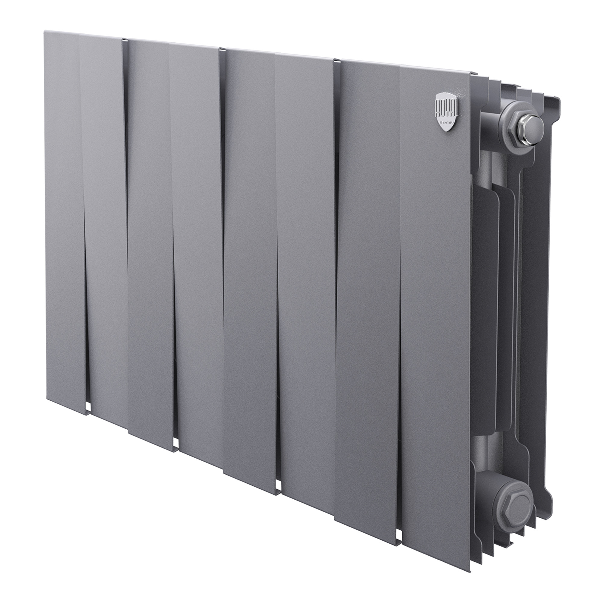 Радиатор Royal Thermo PianoForte 300 /Silver Satin — 8 секц.