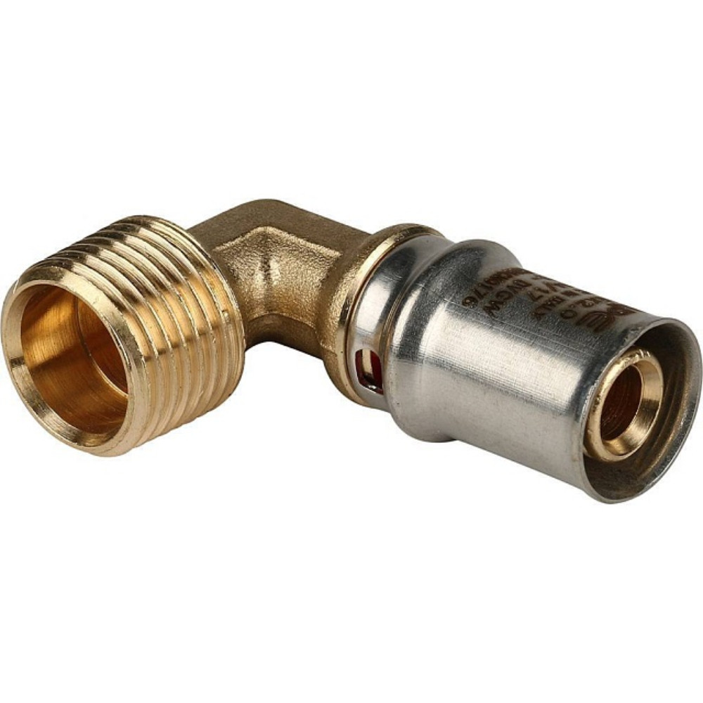 Угольник-переходник с наружной резьбой 1/2″х16 для металлопластиковых труб прессовой, SFP-0011-00121