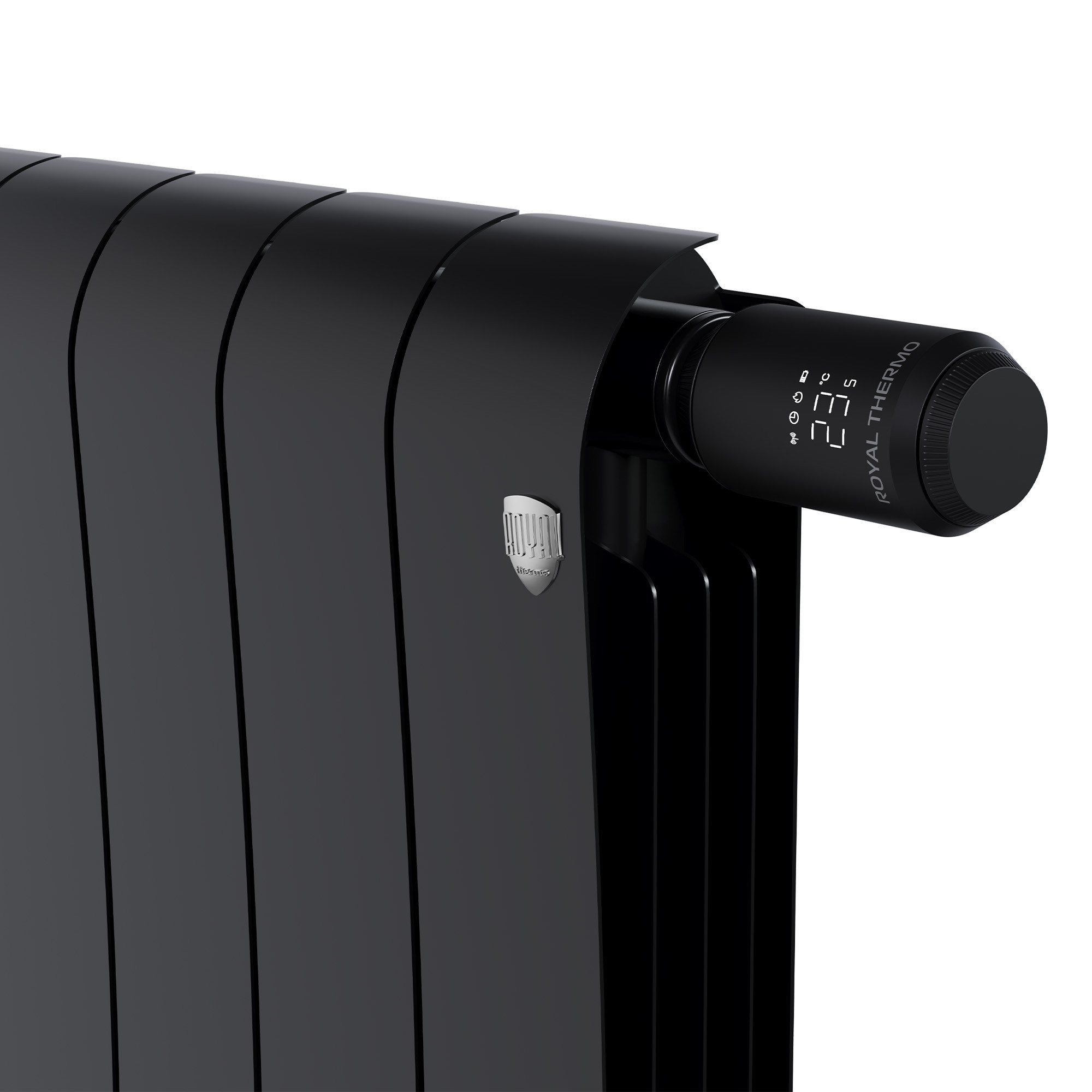 Термостат радиаторный электронный Royal Thermo Smart Heat 2.0, черный — изображение 5