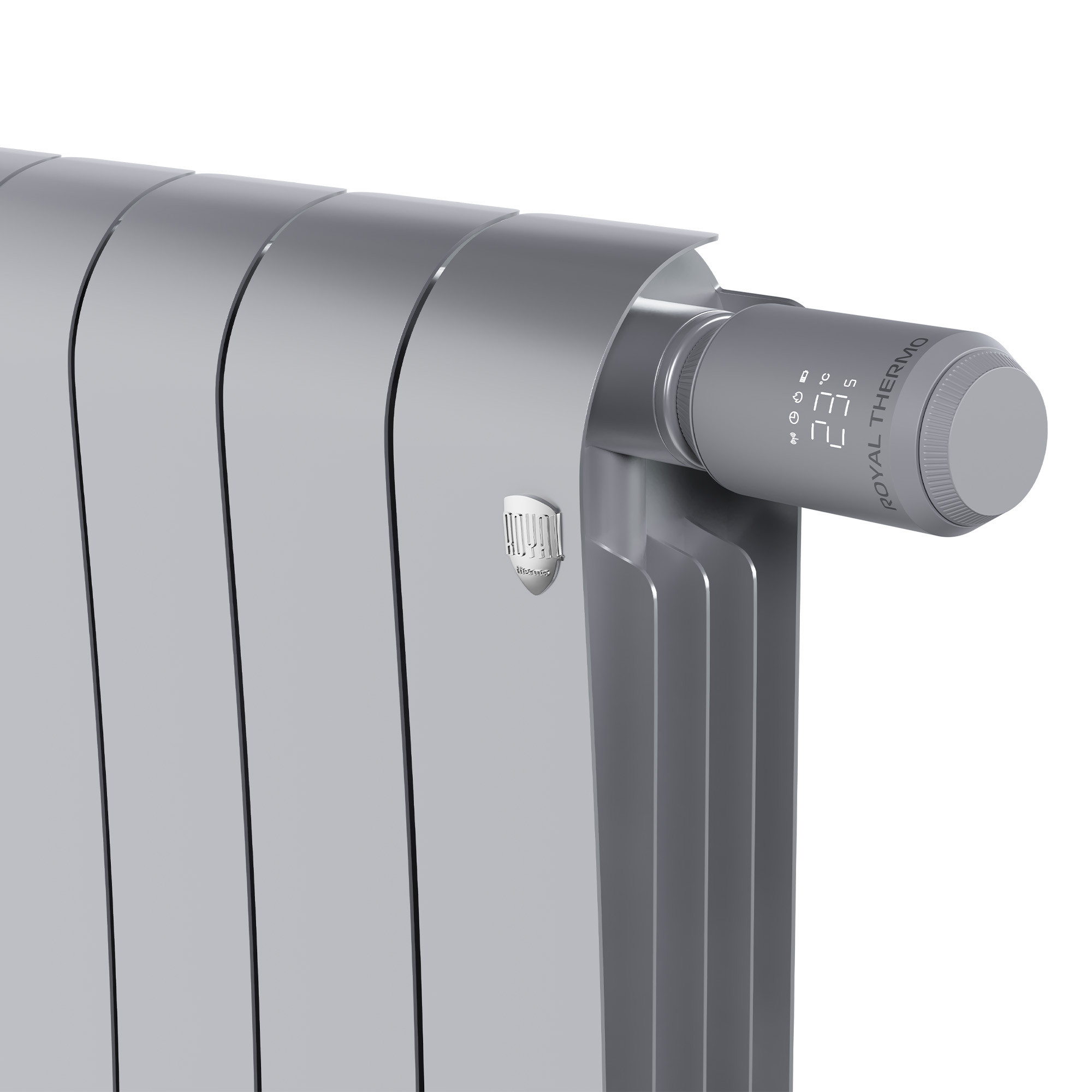 Термостат радиаторный электронный Royal Thermo Smart Heat 2.0, серебристый — изображение 5