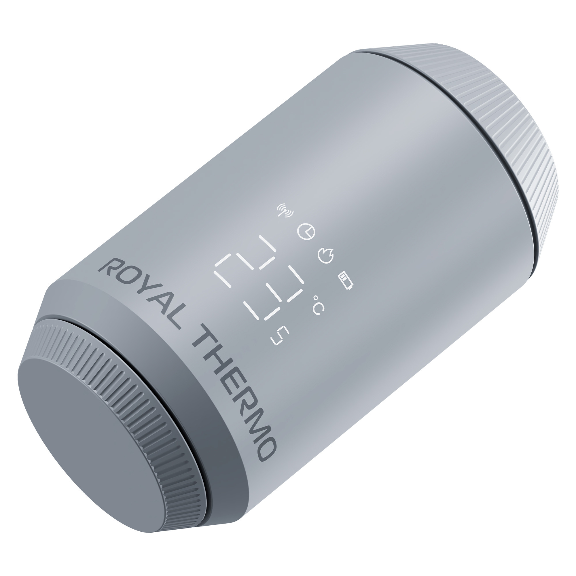 Термостат радиаторный электронный Royal Thermo Smart Heat 2.0, серебристый — изображение 4