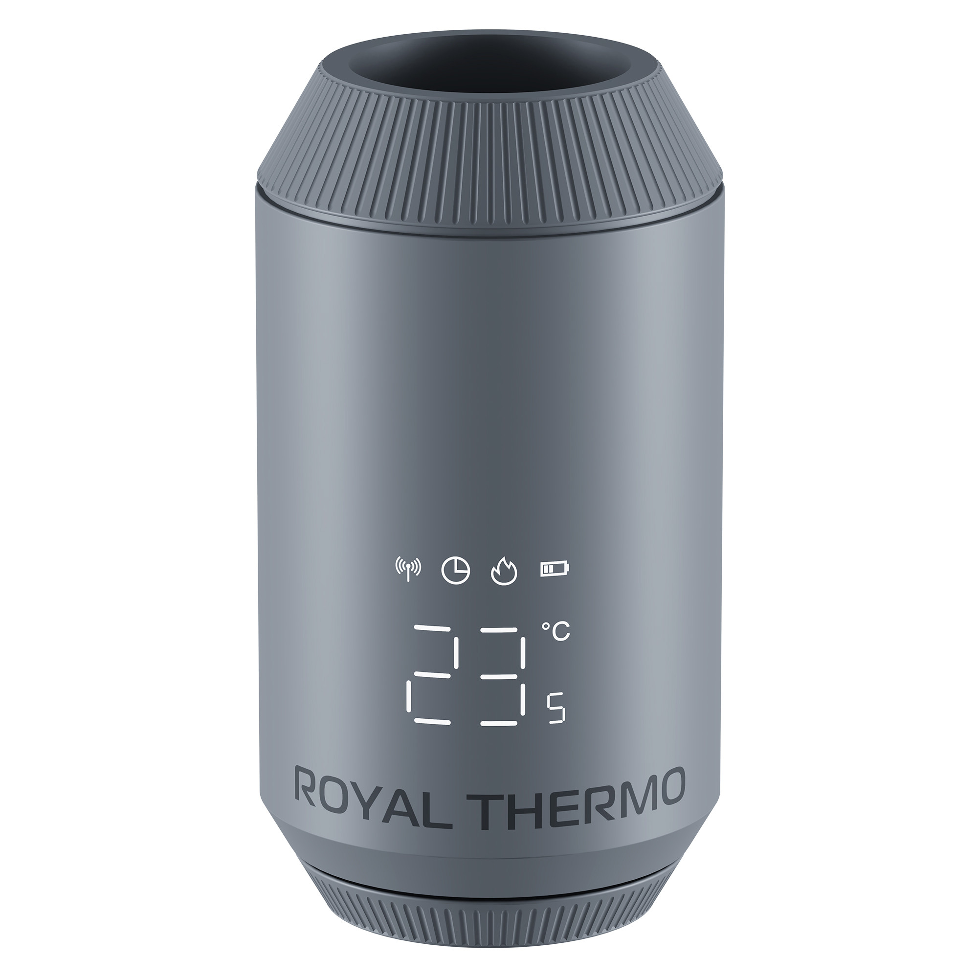 Термостат радиаторный электронный Royal Thermo Smart Heat 2.0, серебристый — изображение 2