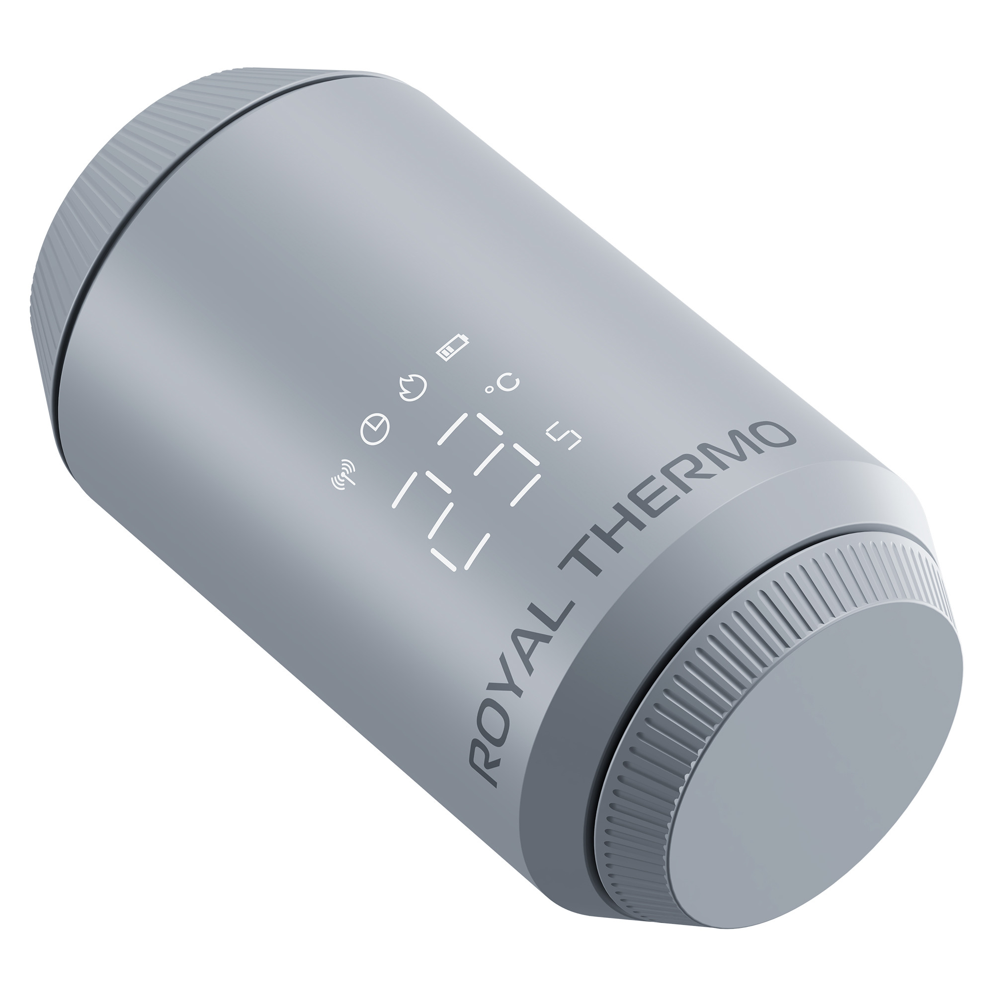 Термостат радиаторный электронный Royal Thermo Smart Heat 2.0, серебристый — изображение 3