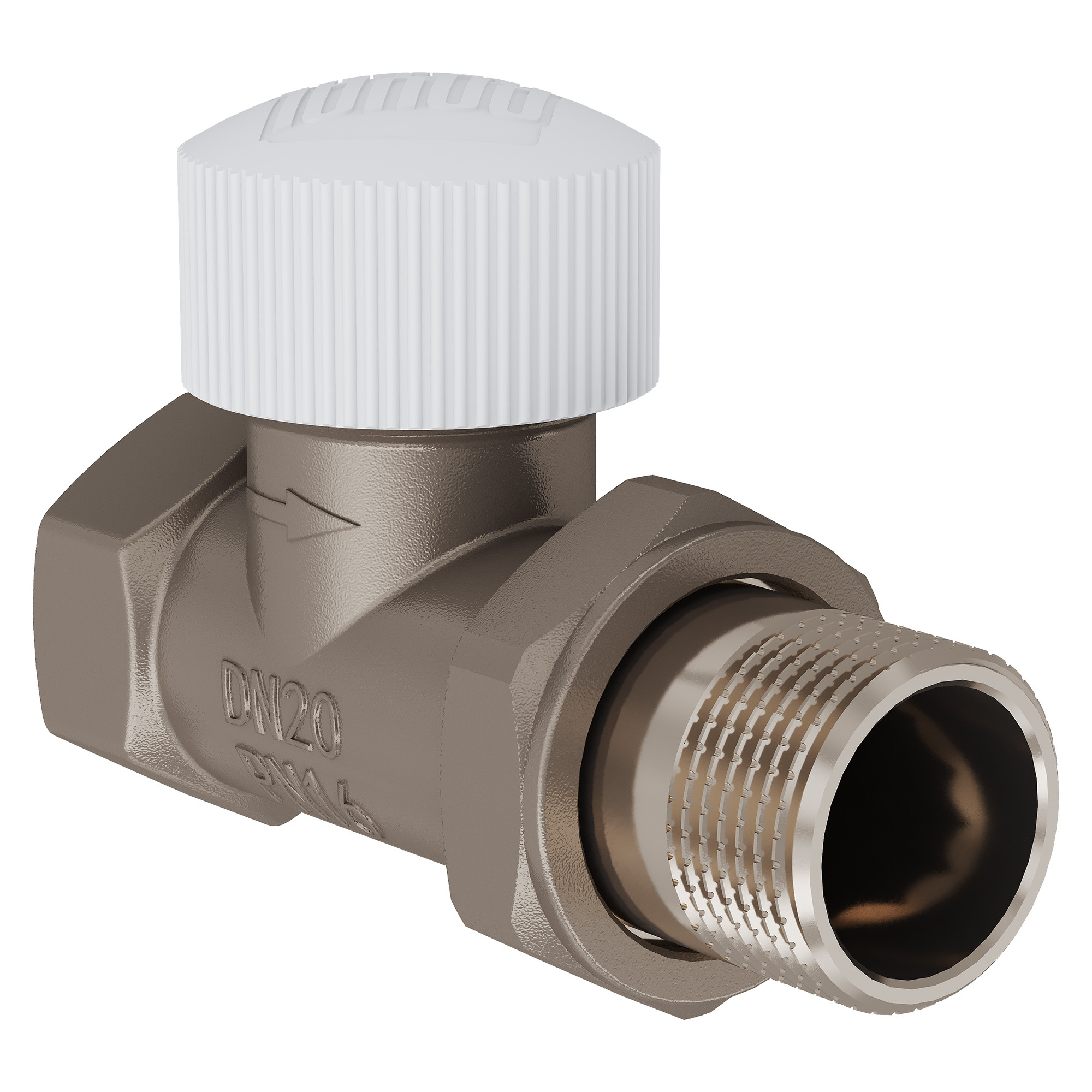 Клапан термостатический прямой Royal Thermo 3/4″ М30х1,5