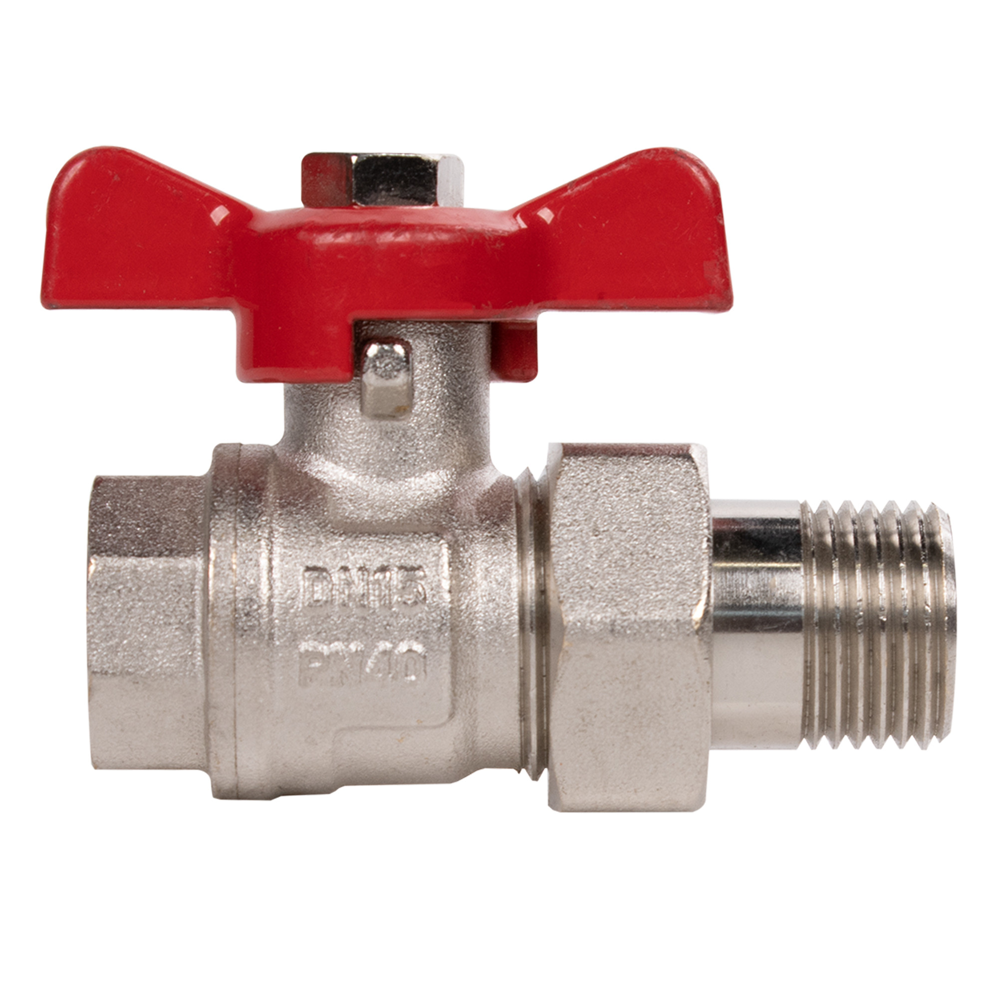 Кран шаровый Royal Thermo OPTIMAL 1/2" НГ, бабочка — изображение 2