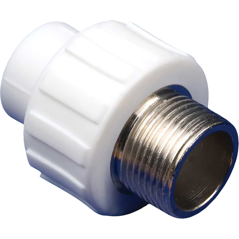 Муфта MeerPlast PPRC ф20-1/2″ НР белый (1/10/160)