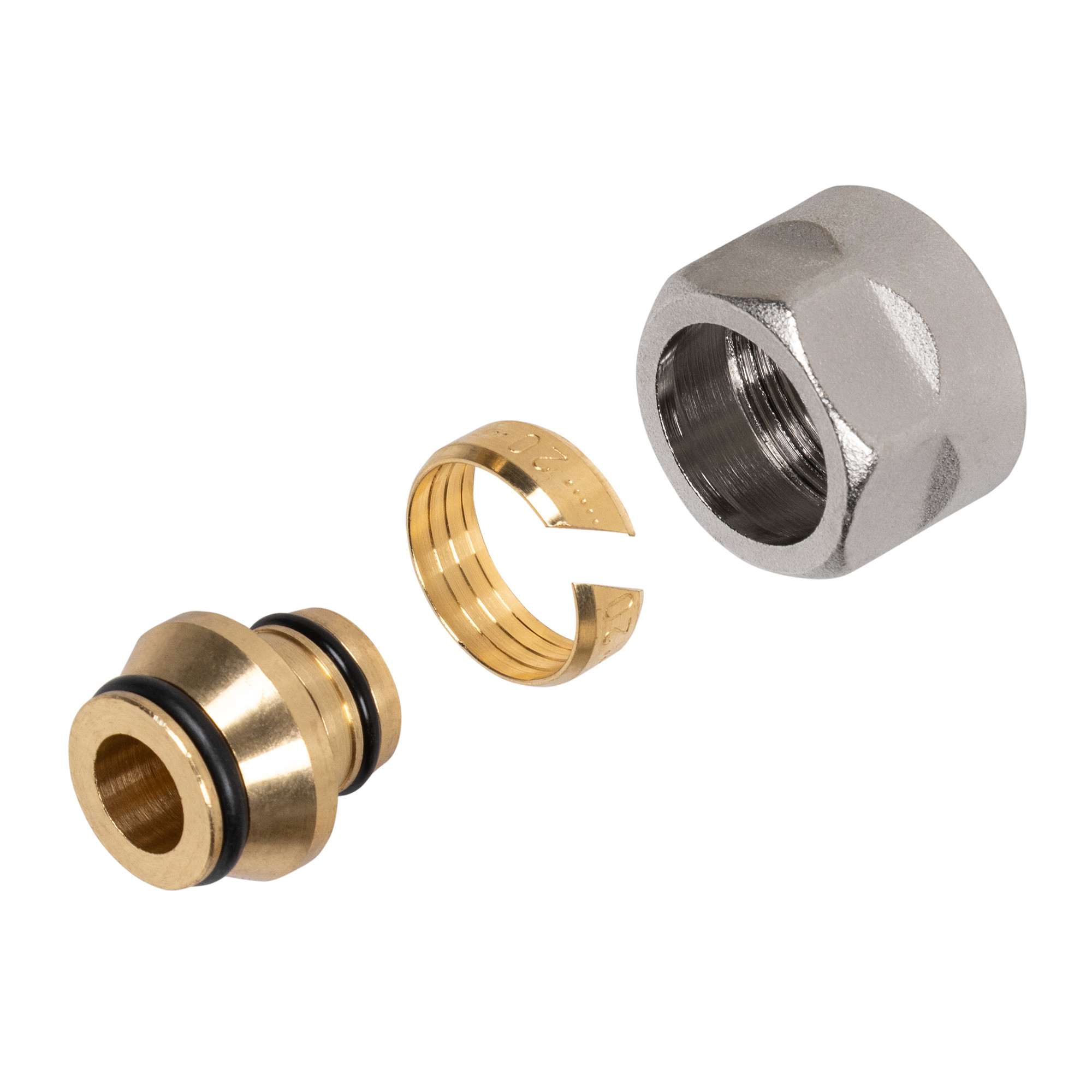 Фитинг коллекторный Royal Thermo 20х2,0 мм «евроконус», 3/4″