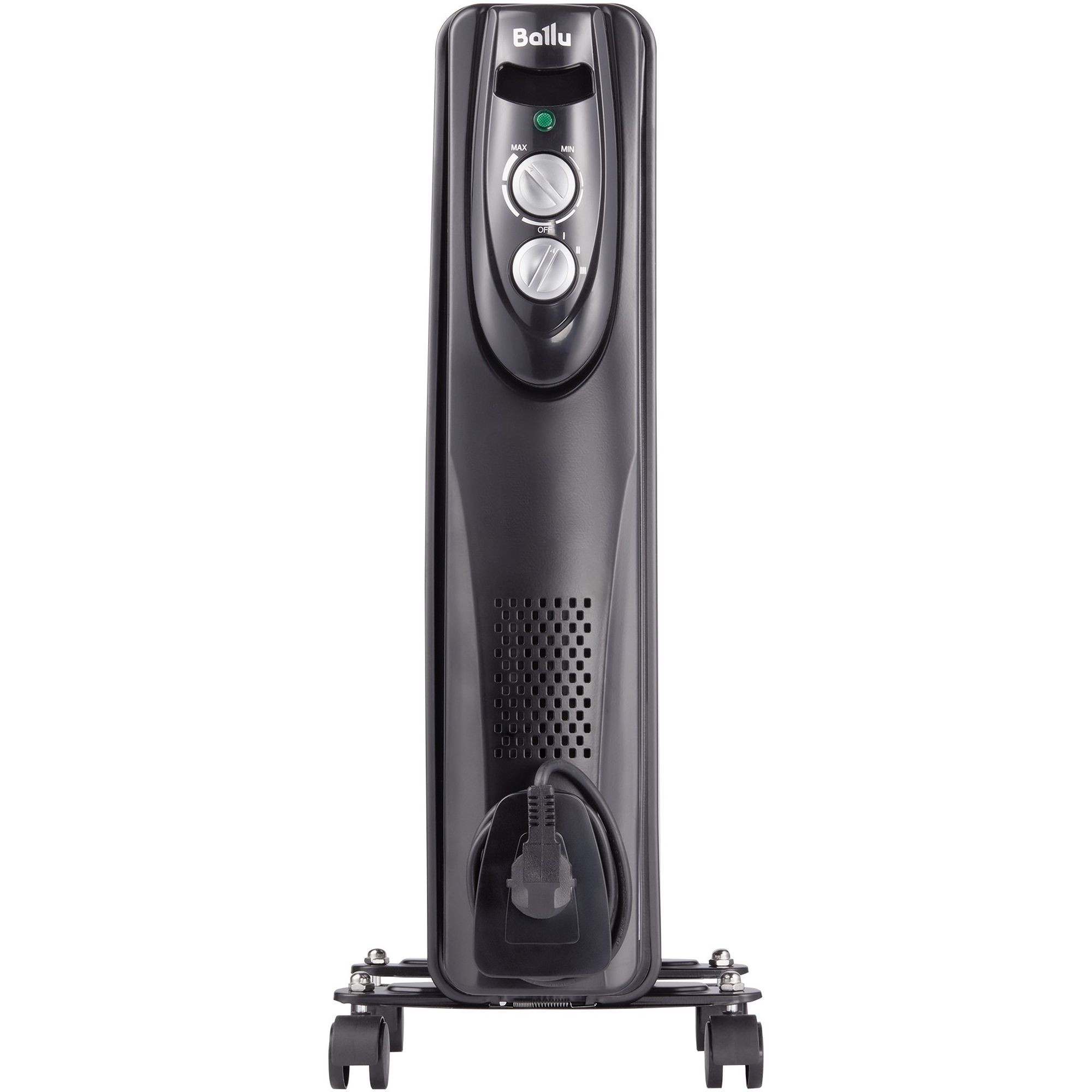 Масляный радиатор Ballu Classic black BOH/CL-07BRN 1500 (7 секций) — изображение 2