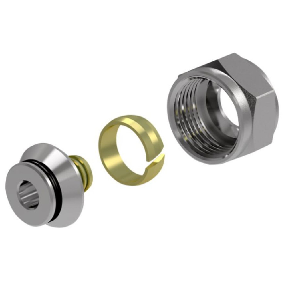 Концовка Royal Thermo разборная 3/4″ (евроконус) для металлополимерной трубы 16×2,7