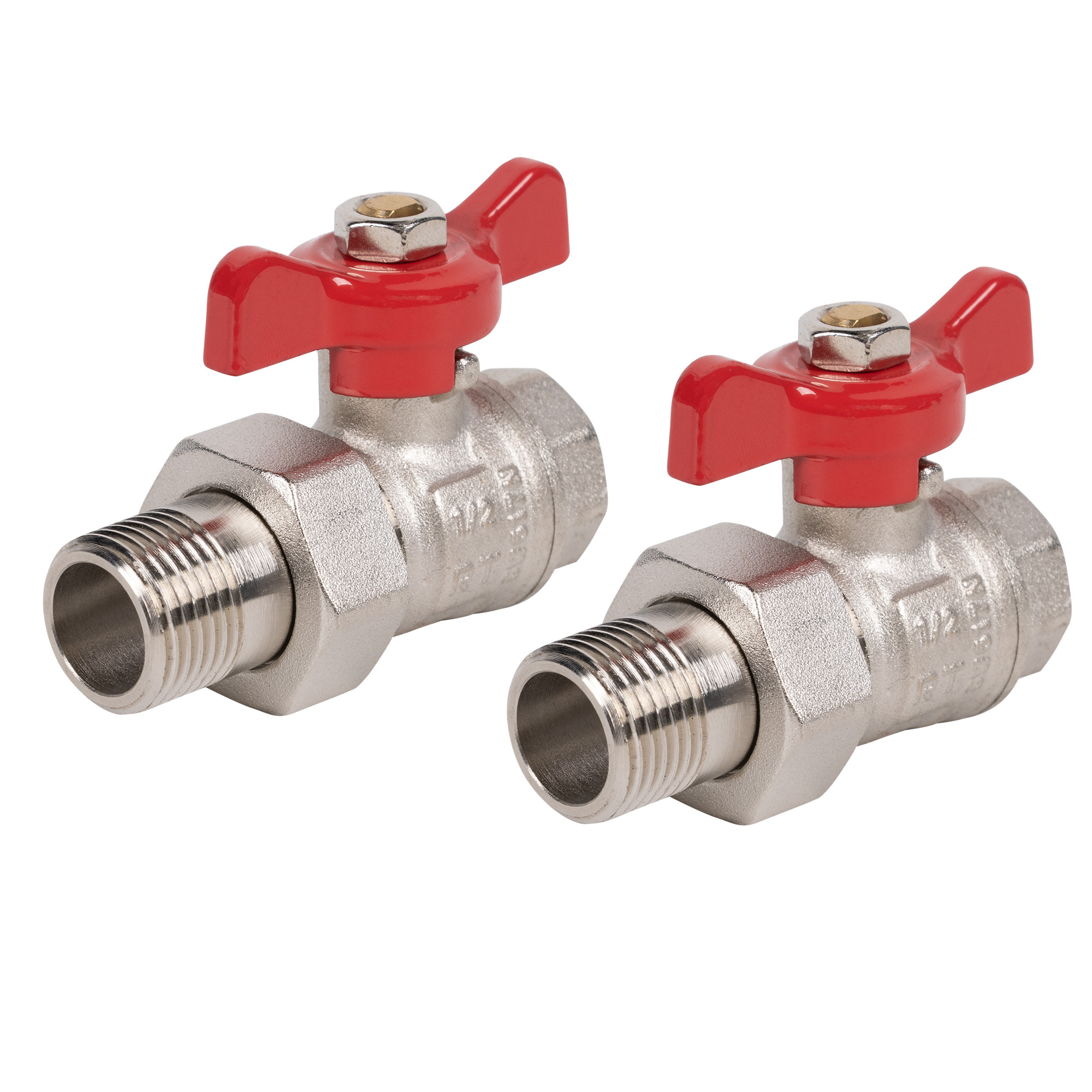 Набор для подключения радиатора Royal Thermo, прямой, 1/2" — изображение 2