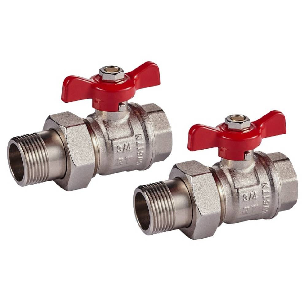 Набор для подключения радиатора Royal Thermo, прямой, 3/4″