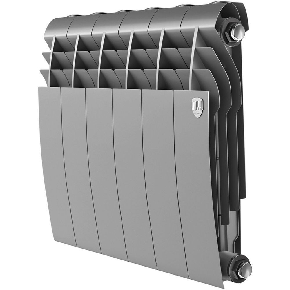 Радиатор Royal Thermo BiLiner 350 /Silver Satin — 6 секц.