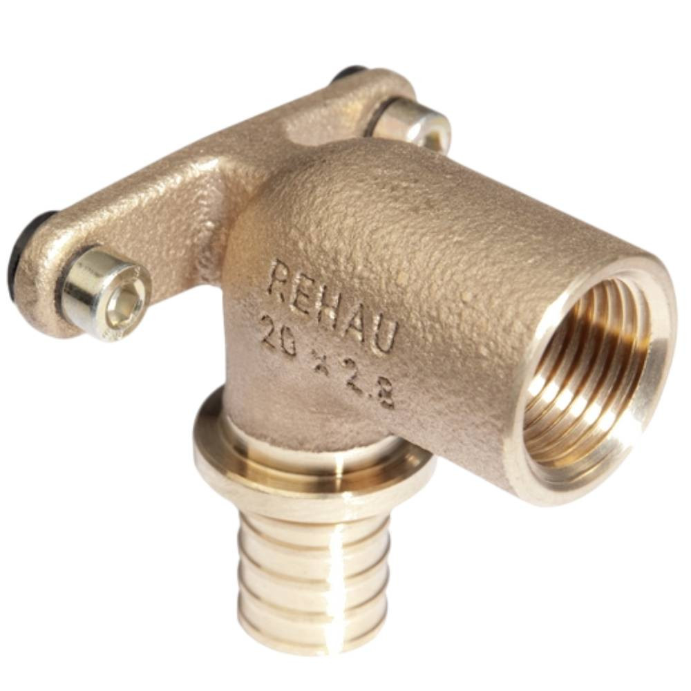 Угольник REHAU настенный ВР 16-1/2″ RX+ длинный , бронза
