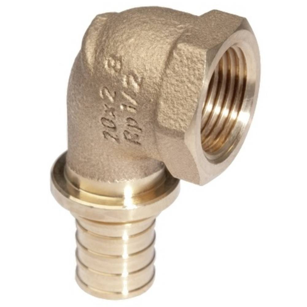 Угольник-переходник REHAU ВР 20-1/2″ RX+ , бронза