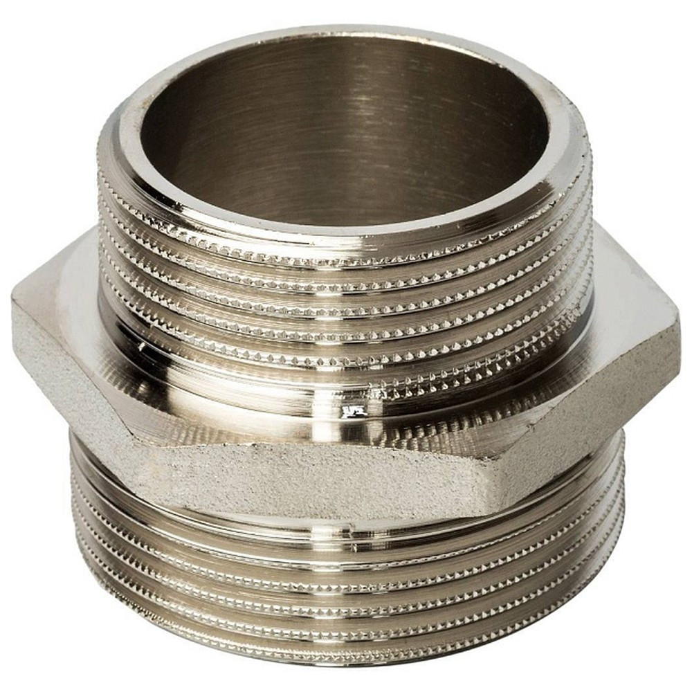 Ниппель НН переходной никелированный 1″1/2X1″1/4 SFT-0004-112114 STOUT