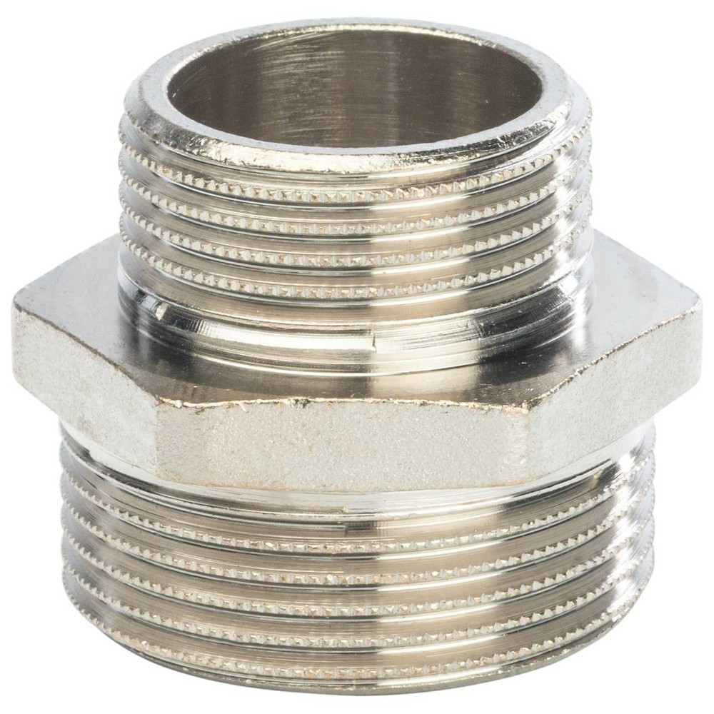 Ниппель НН переходной никелированный 1″1/4X1″ SFT-0004-001141 STOUT