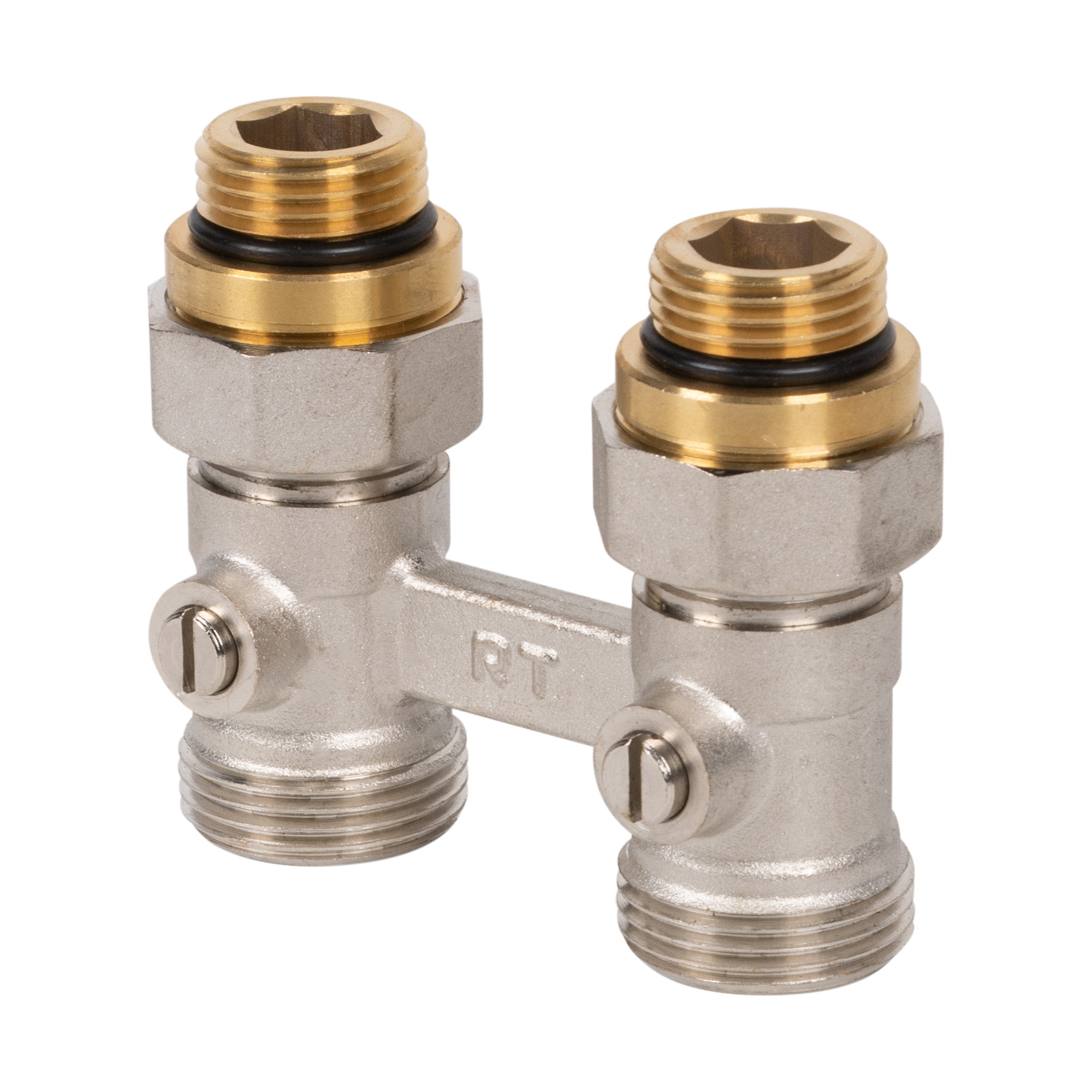 Узел нижнего подключения Royal Thermo прямой ½»х3/4″EK