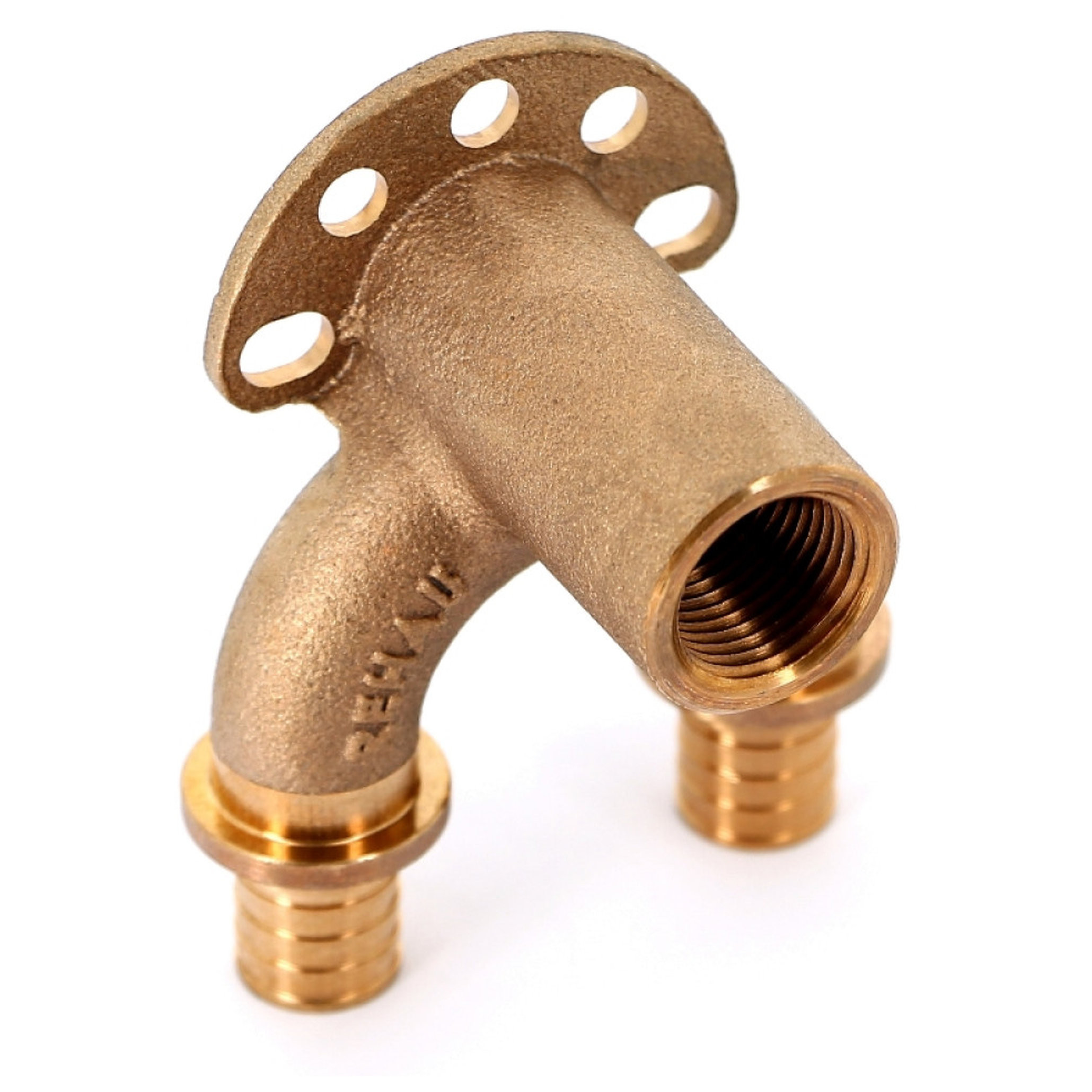 Угольник REHAU настенный ВР 20/20-1/2" RX+ длинный , бронза — изображение 5