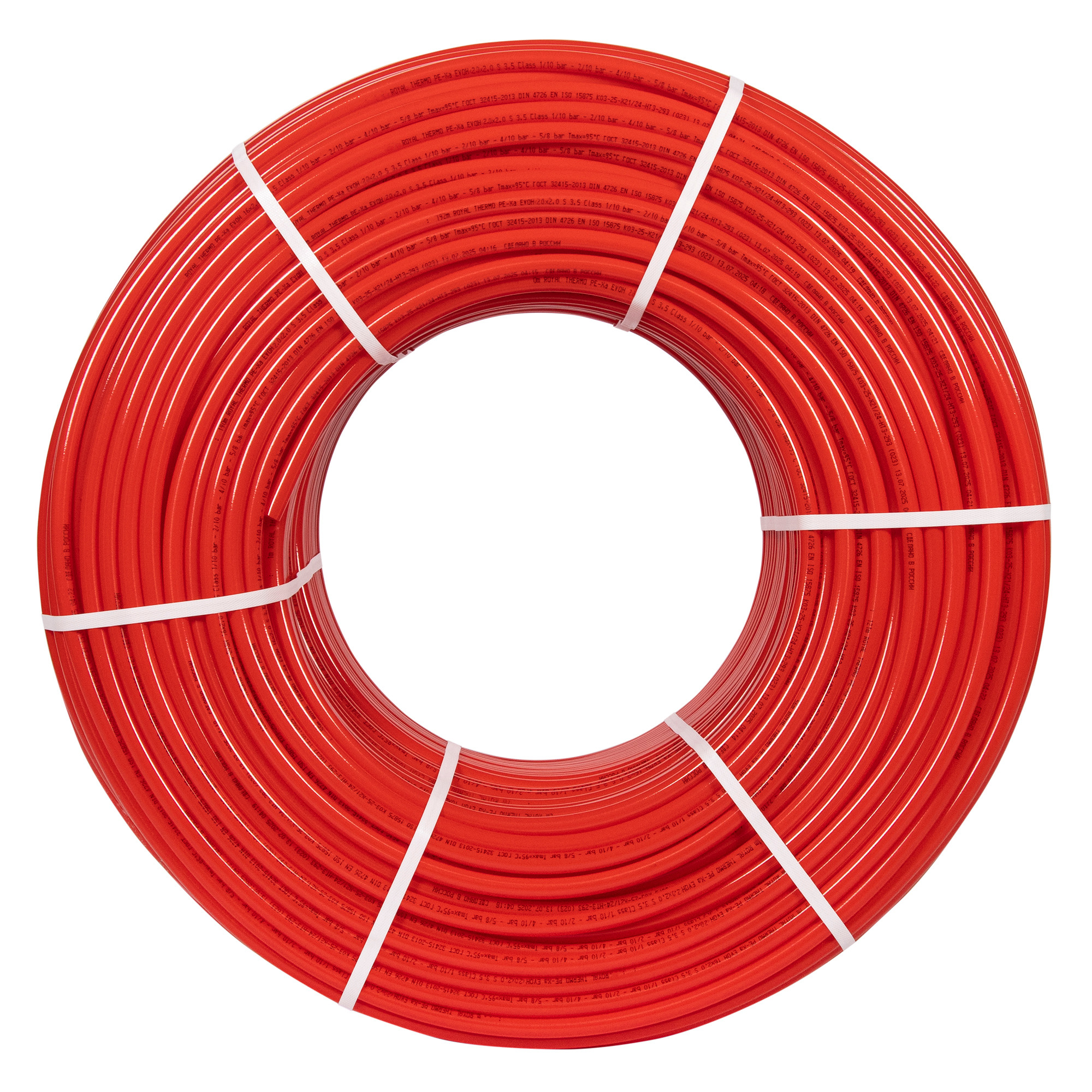 Труба Royal Thermo из сшитого полиэтилена Pex-a EVOH d20×2,0 (бухта 200м) — изображение 4