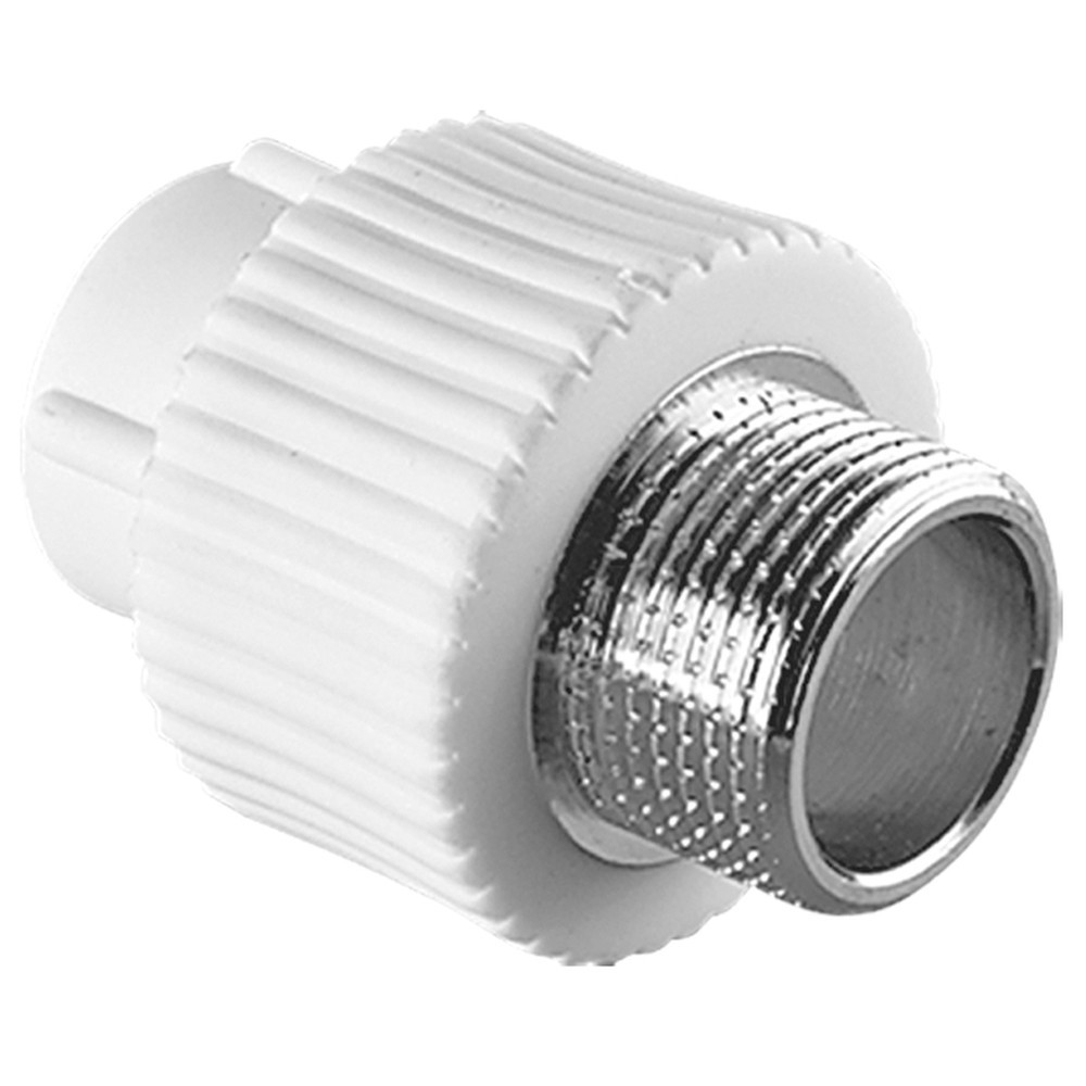 Муфта TEBO бел. PP-R комбинированная 25х1/2″ НР (40/160), арт. 030020605