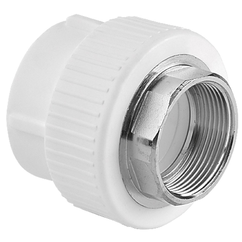 Муфта TEBO бел. PP-R комбинированная 40х1″ ВР под ключ (5/35), арт. 015020517