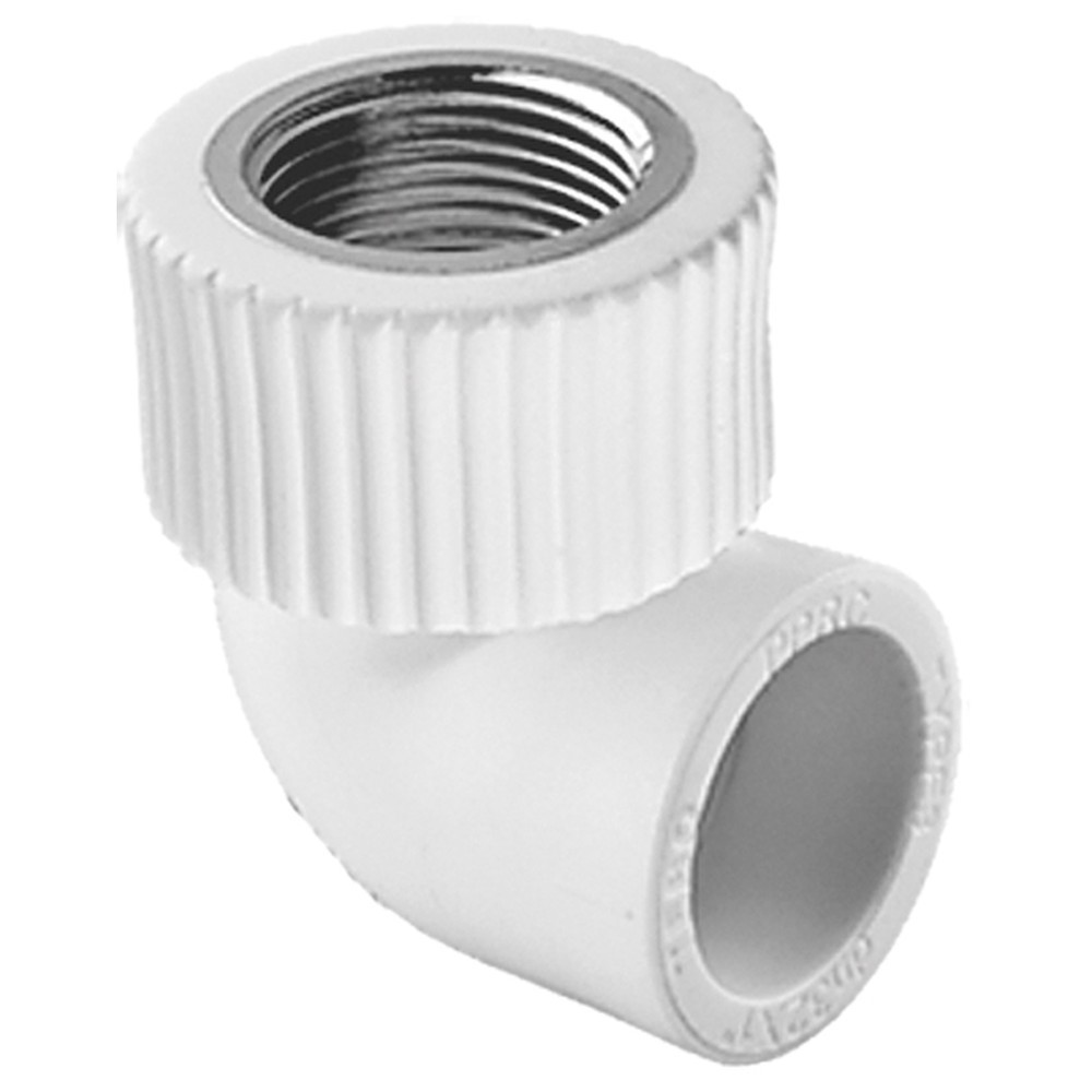 Угольник TEBO бел. PP-R комб. 32х3/4″ ВР (20/80), арт. 030030410