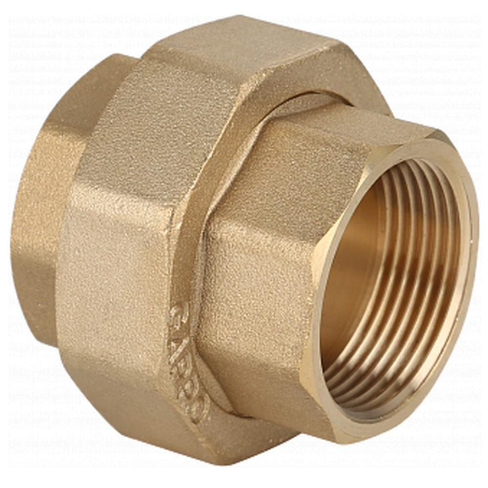 Соединитель Gappo прямой (Американка) ВР-ВР латунная 1 1/4″
