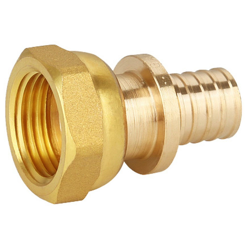 Переходник Gappo с накидной гайкой латунный 20-G 1/2″