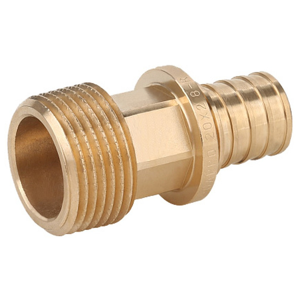 Переходник Gappo с наружной резьбой бронзовый 32-R 3/4″