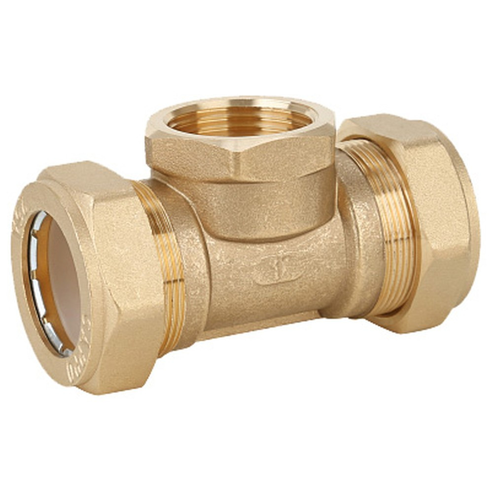 Тройник Gappo обжимной с внутренней резьбой 15 х 1/2″ х 15