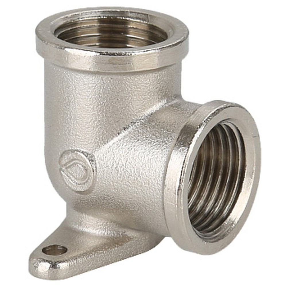 Угольник Gappo с креплением ВР-ВР никелированный 1/2″