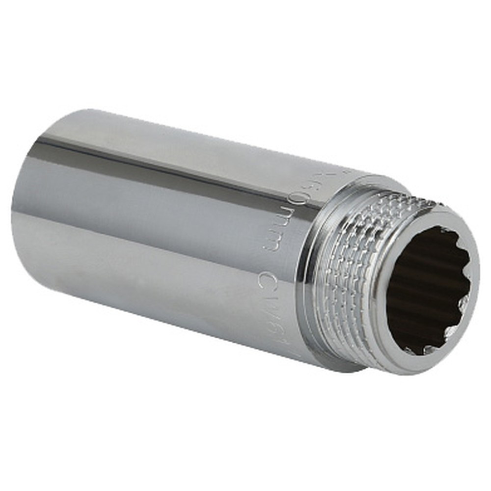 Удлинитель Gappo ВР-НР хромированный 3/4″ x 10 мм
