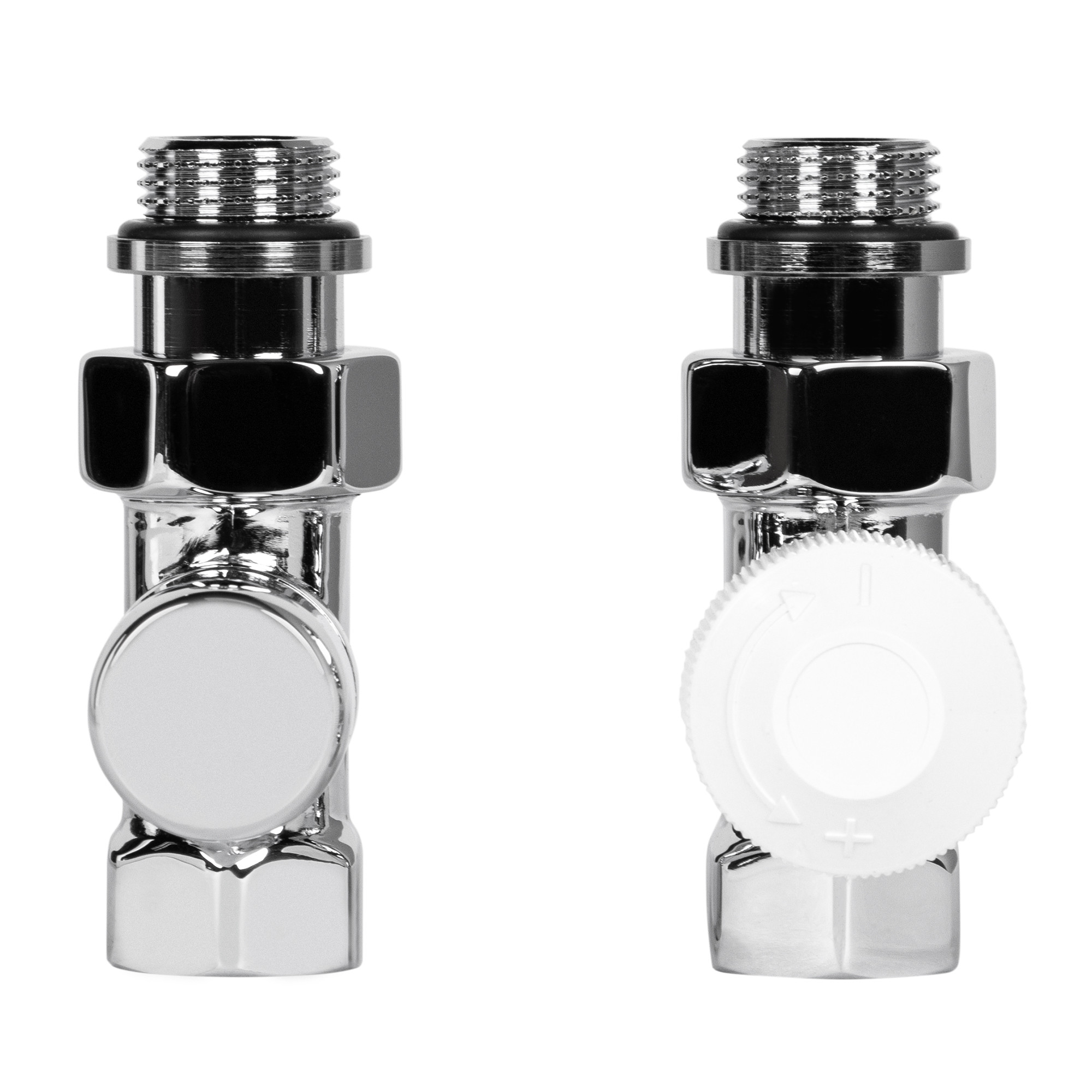 Набор термостатический для радиатора прямой Royal Thermo Design 1/2"М30х1,5 (Хром) — изображение 5