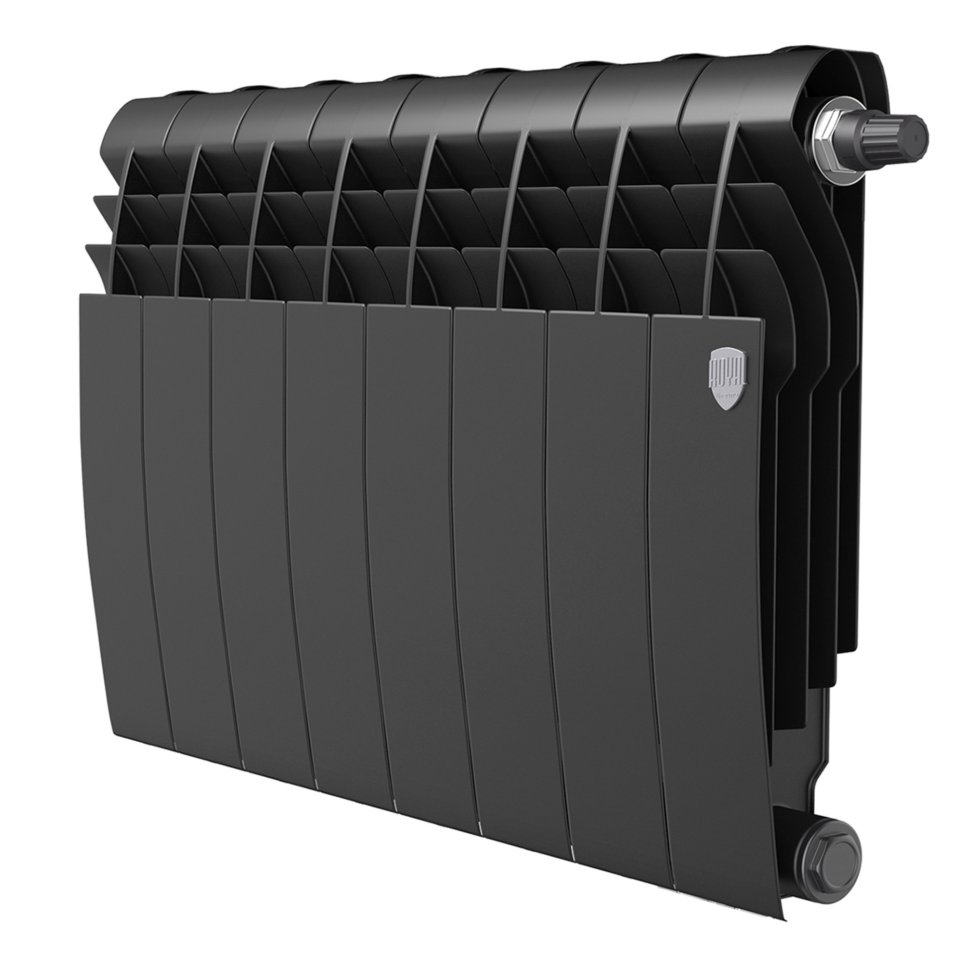 Радиатор Royal Thermo BiLiner 350 Noir Sable VR80 — 8 секц.