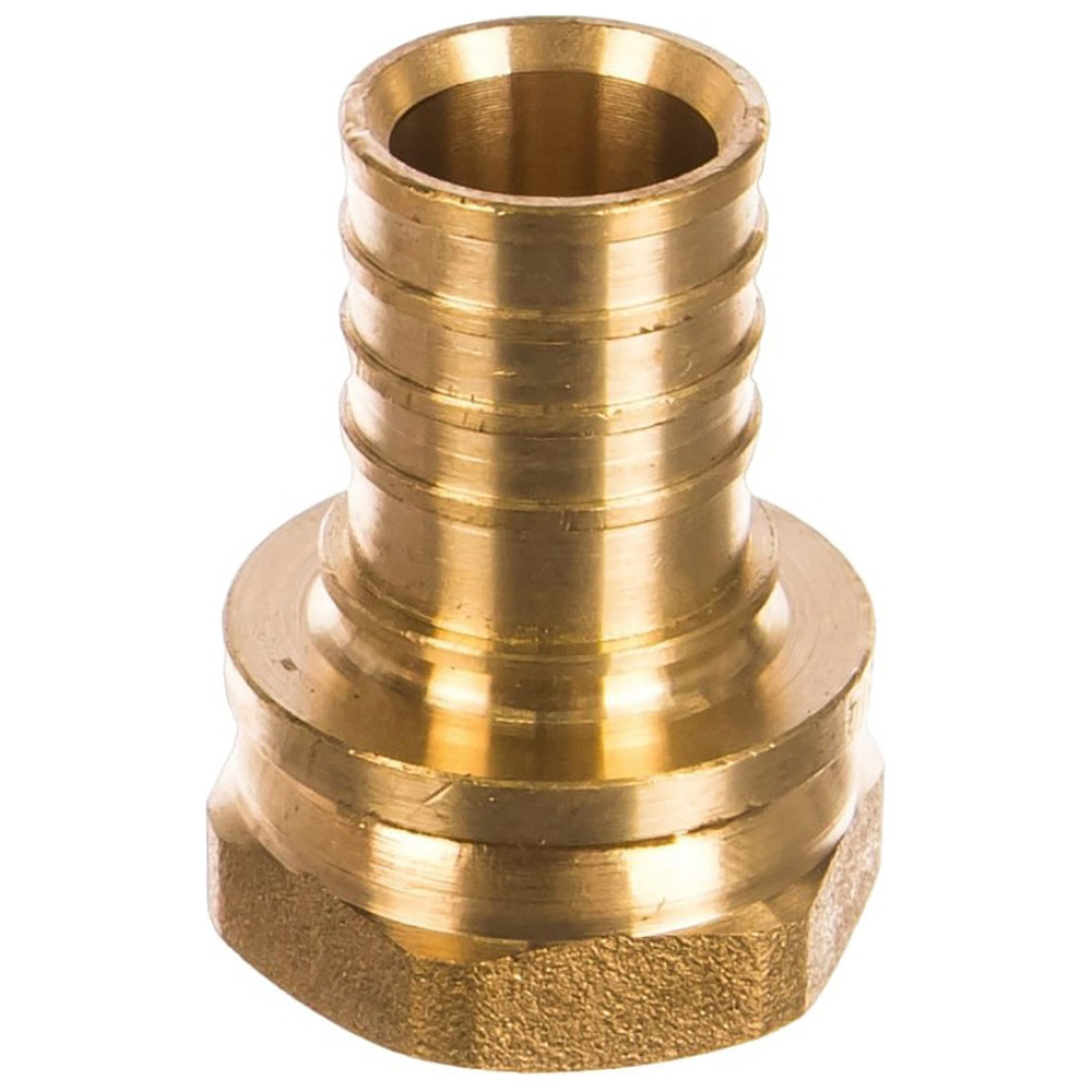 Переход РОСТерм 25-3/4″ с накидной гайкой, латунь