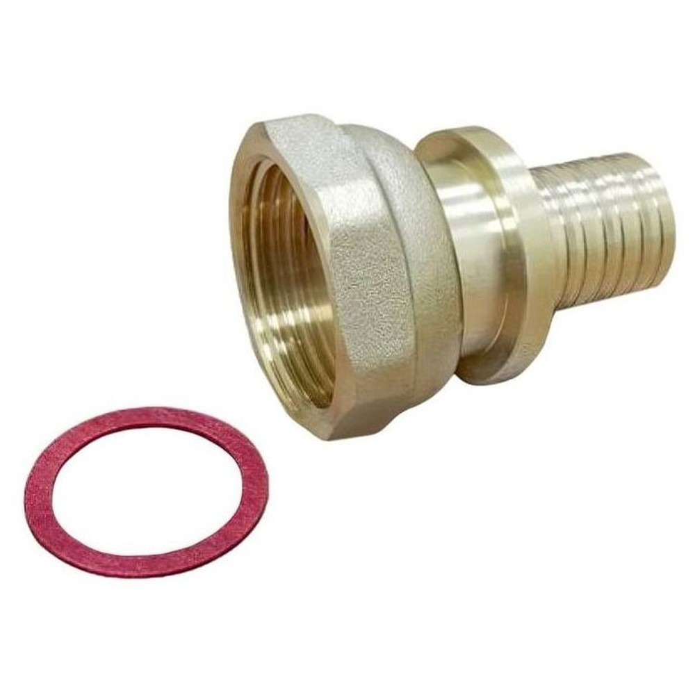 Муфта VARMEGA Slide-fit переходная (переходник) с накидн. гайкой, 20х1/2″, латунь, VM51813