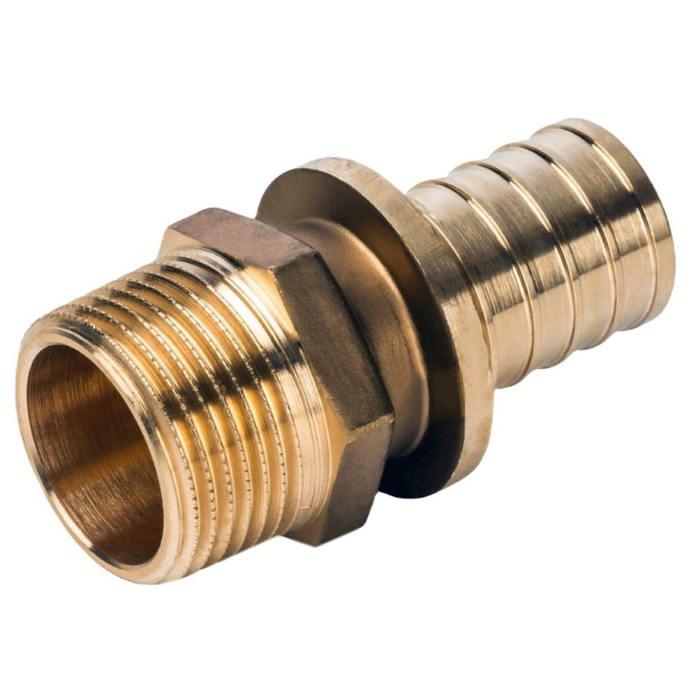 Муфта VARMEGA Slide-fit переходная (переходник) НР, 32х3/4″, аксиальная, латунь, VM51218