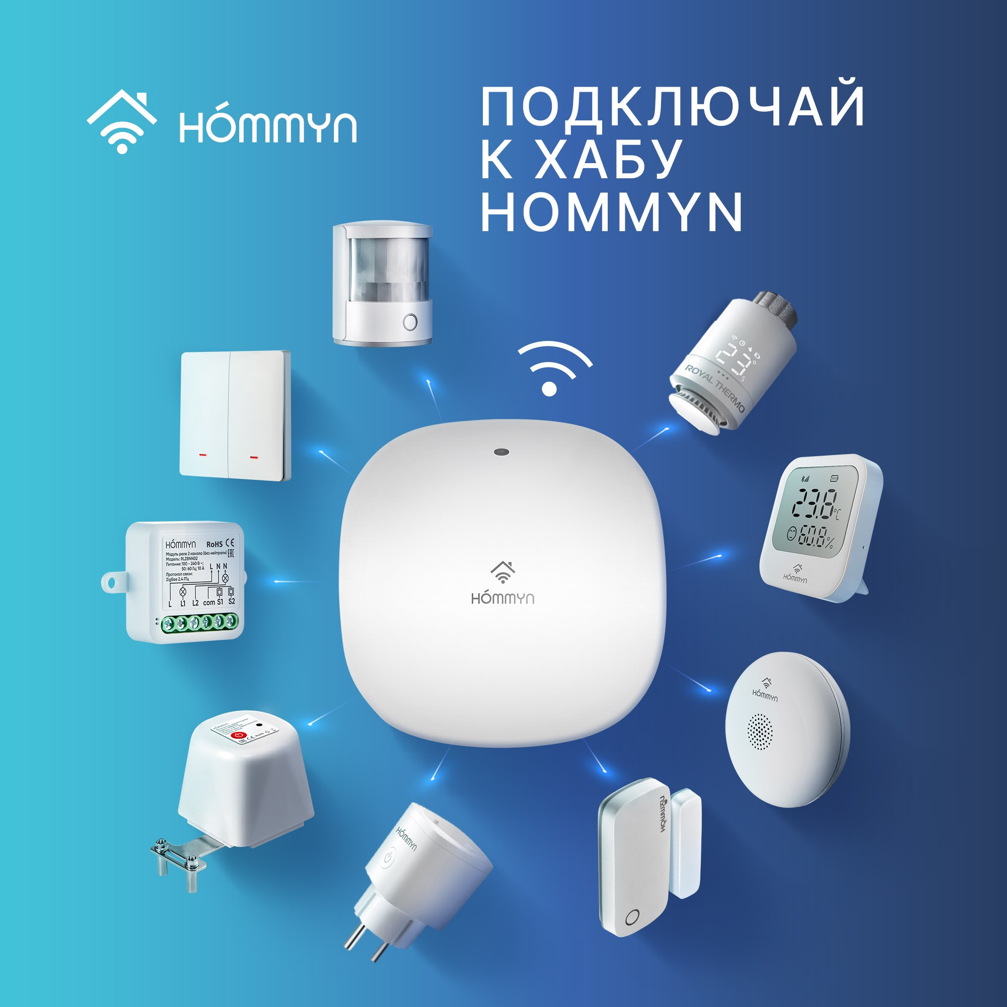 Модуль реле HOMMYN zigbee 2 канала (без нейтрали) RLZBNN02 — изображение 10