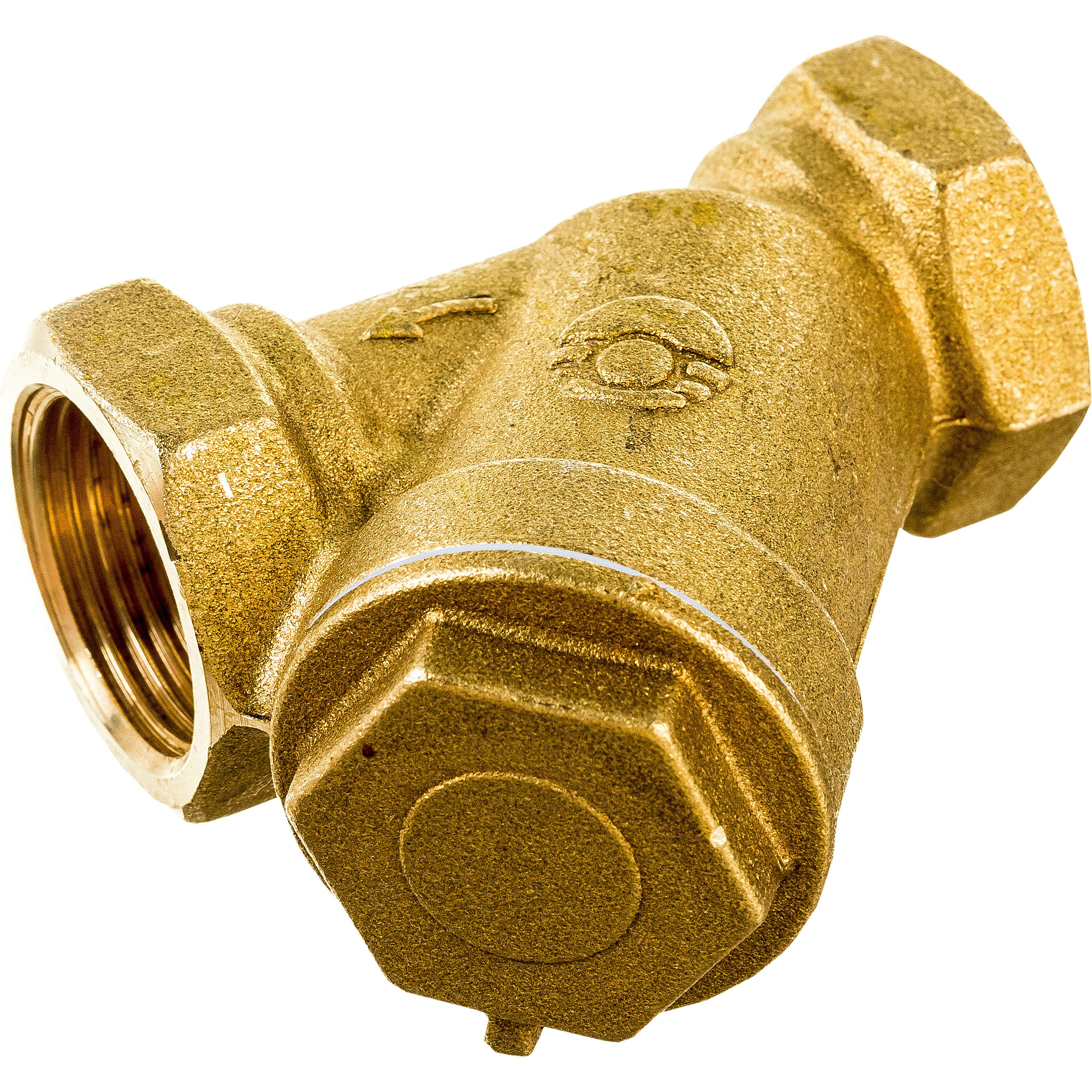 Фильтр сетчатый VALFEX для воды 3/4″ ВР/ВР латунный под пломбу 46Б5фт1 (64/16)